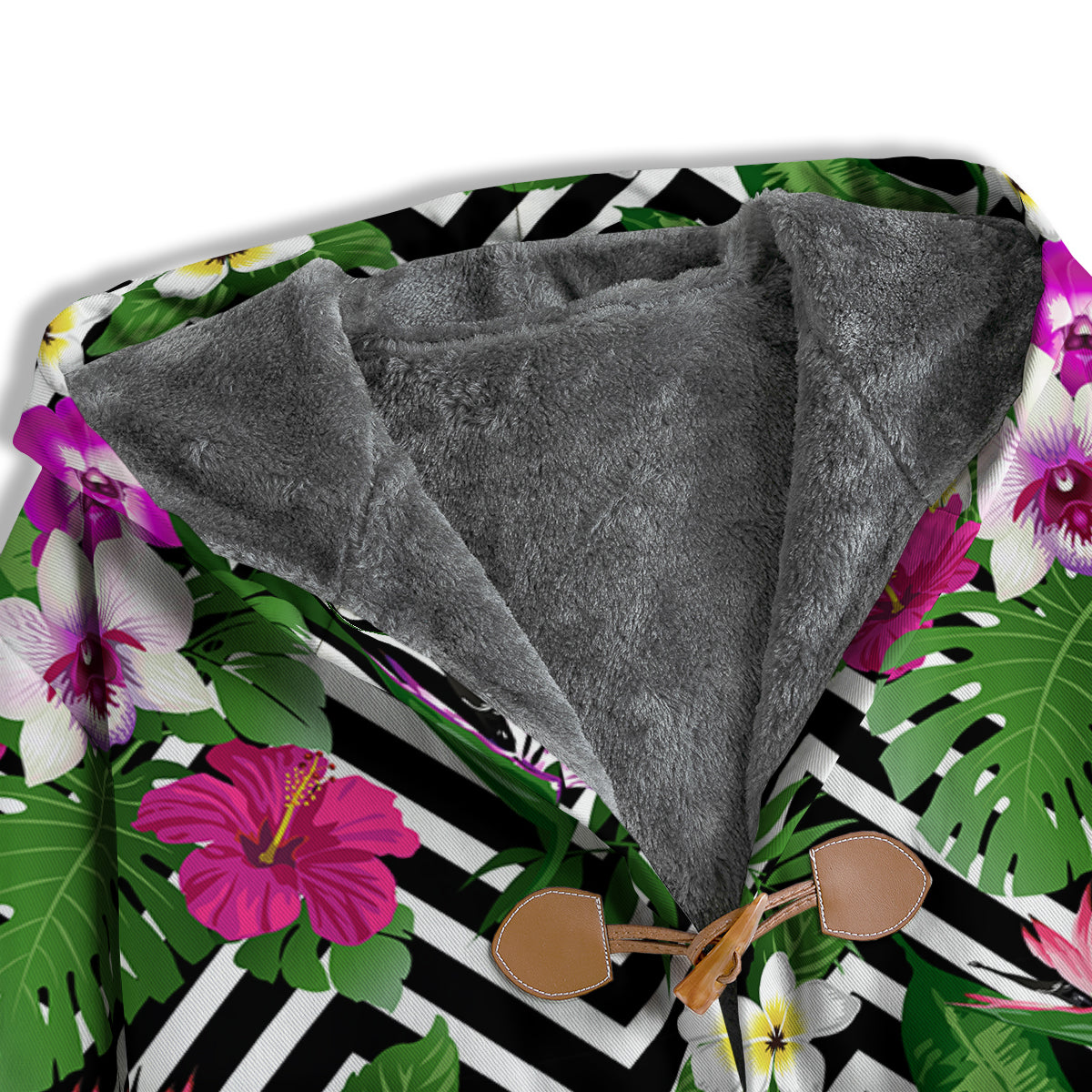 Tropical Zig Zag Print Pattern Men's Windbreaker Jacket-grizzshop