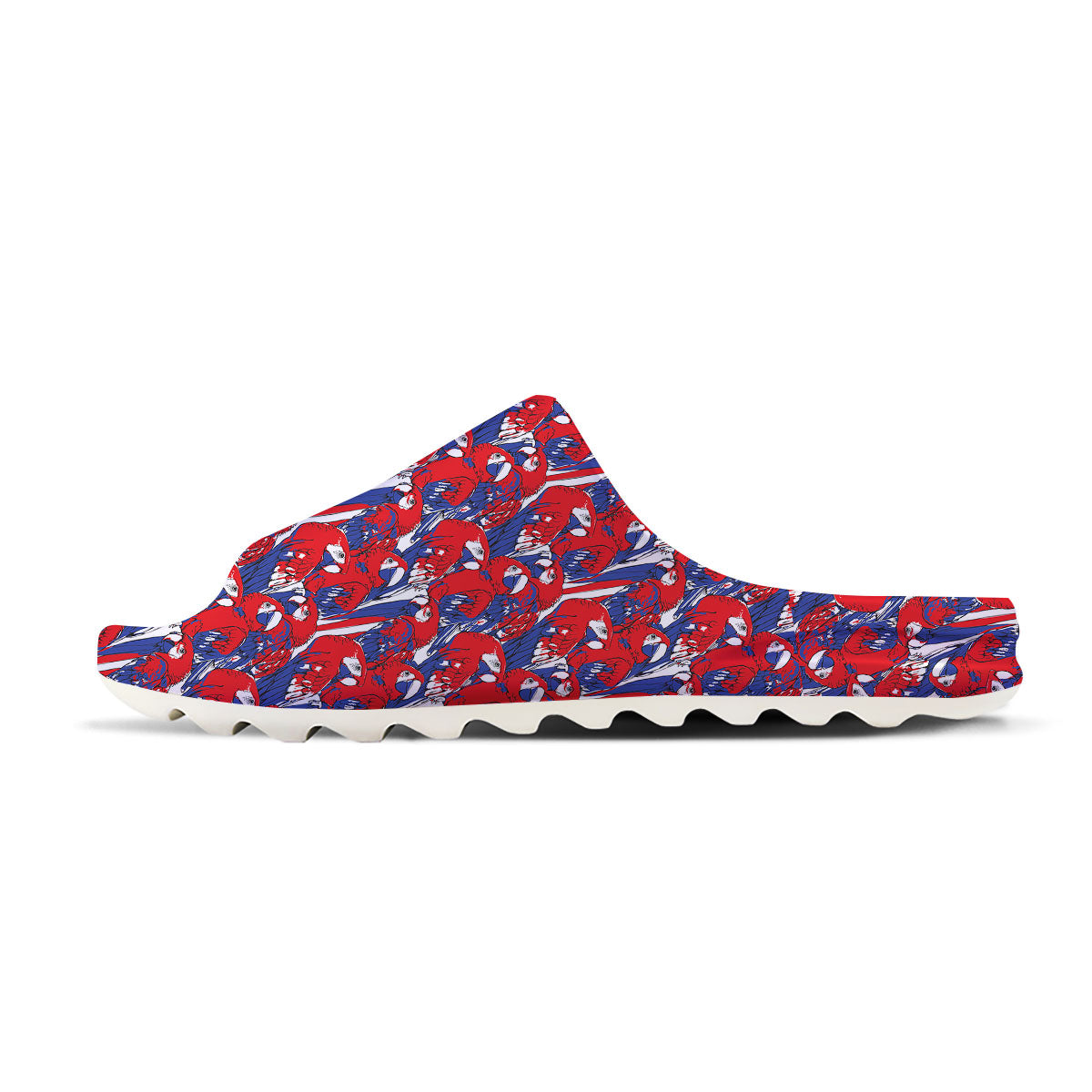 Tropical Parrot Print Pattern Sandals-grizzshop