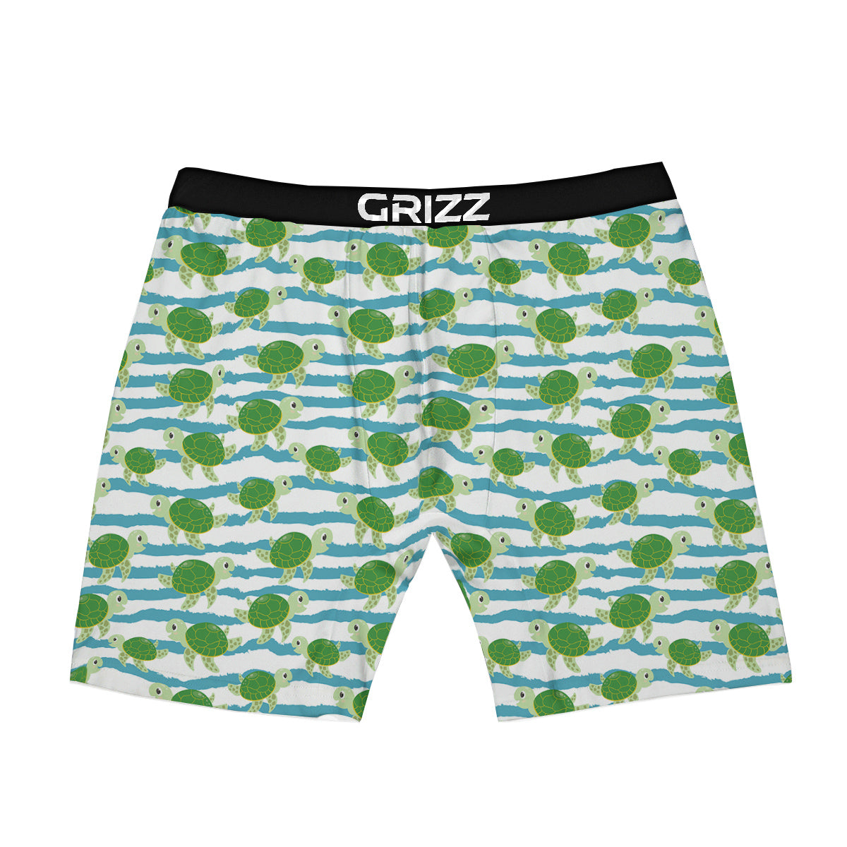 Turtle Cute Sea Print Pattern Boxer Briefs-grizzshop