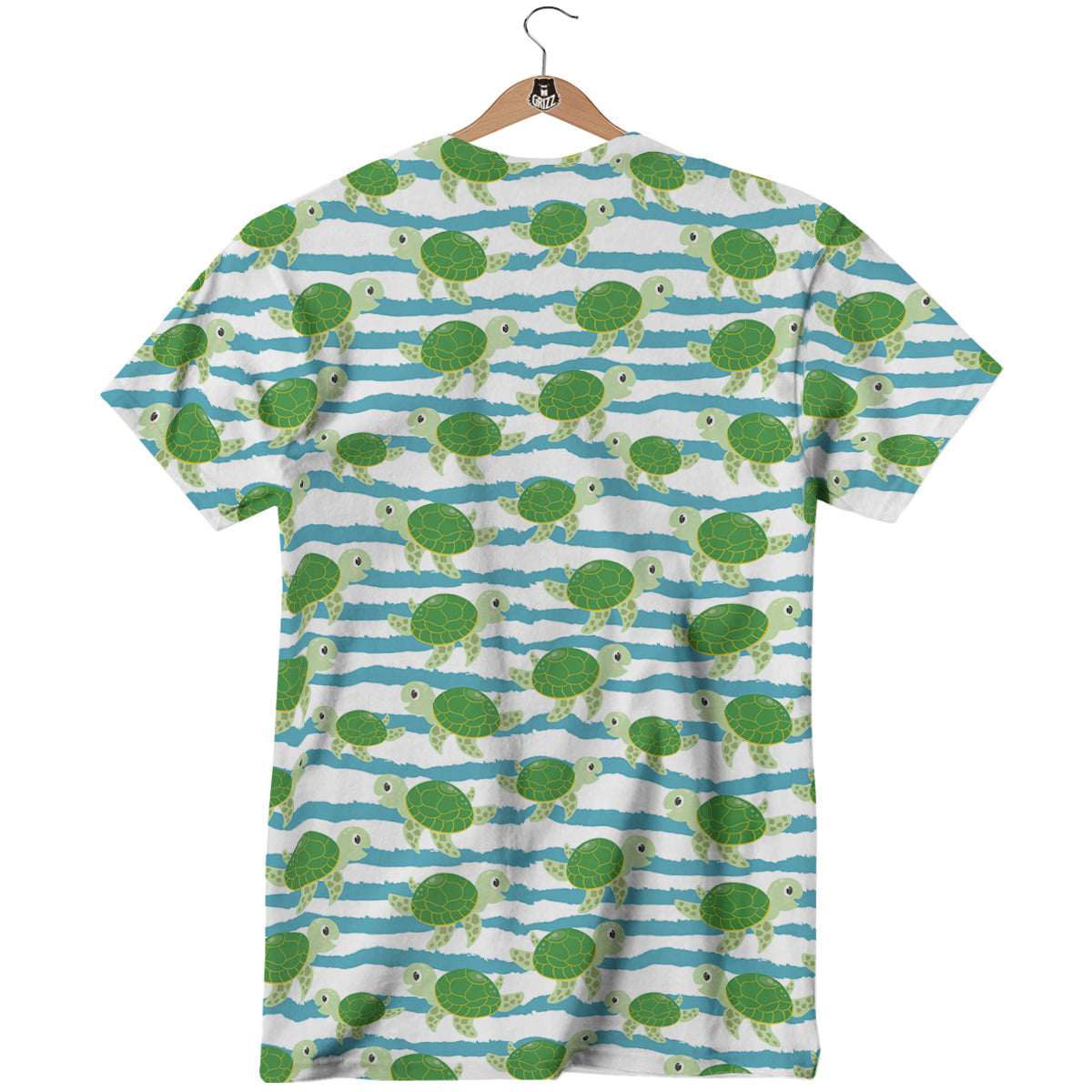 Turtle Cute Sea Print Pattern T-Shirt-grizzshop