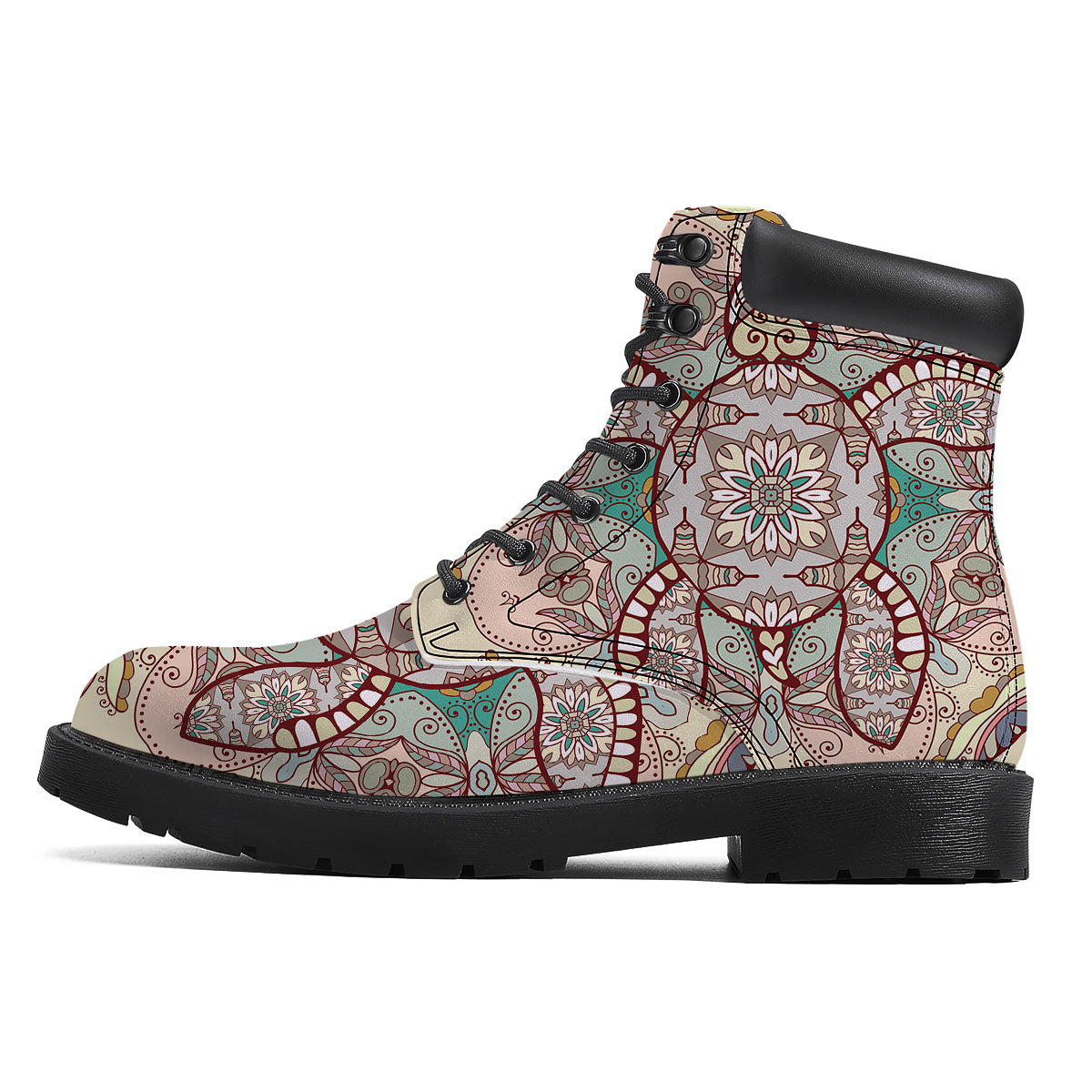 Turtle Polynesian Sea Print Boots-grizzshop