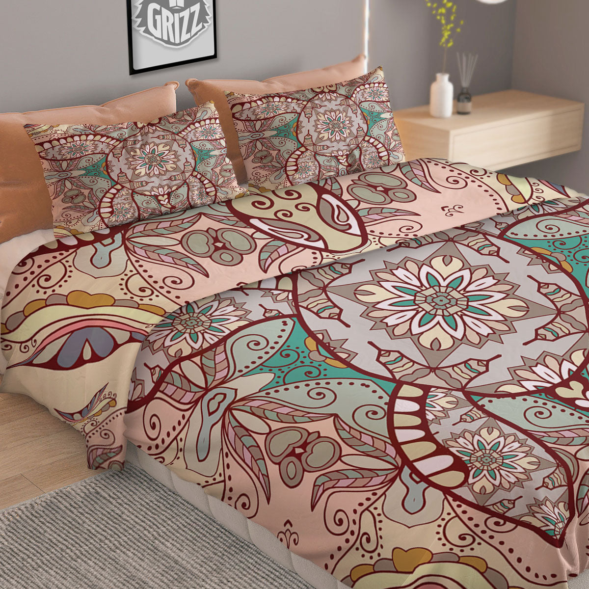 Turtle Polynesian Sea Print Duvet Cover Bedding Set