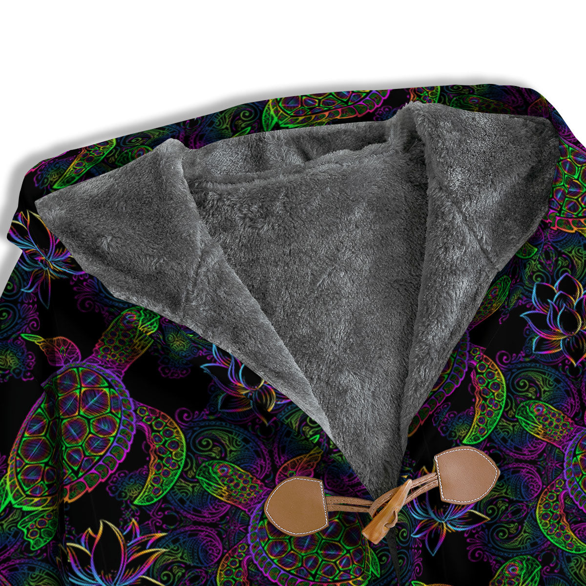 Turtle Sea Psychedelic Print Pattern Men's Windbreaker Jacket-grizzshop