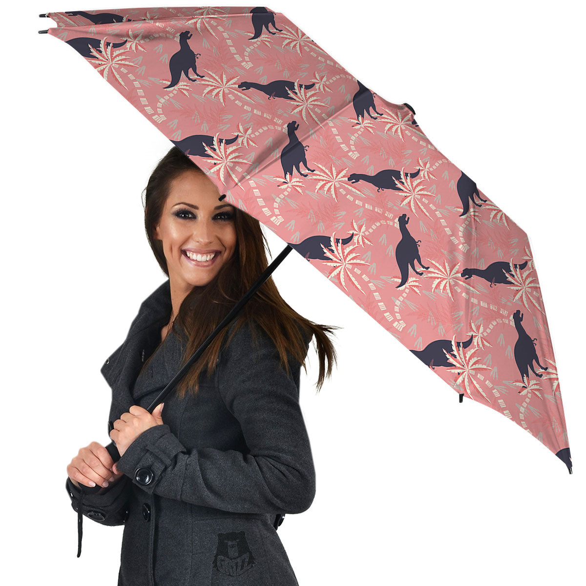 Tyrannosaurus Fossil Print Pattern Umbrella-grizzshop