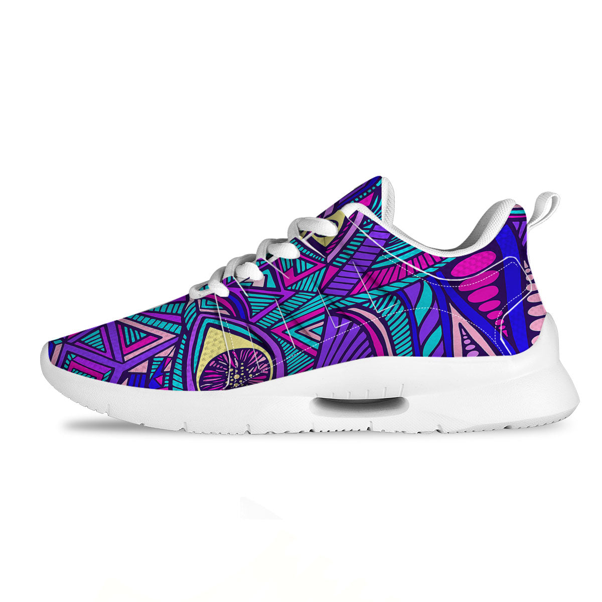 Tyrannosaurus Rex Colorful Print Tennis Shoes-grizzshop