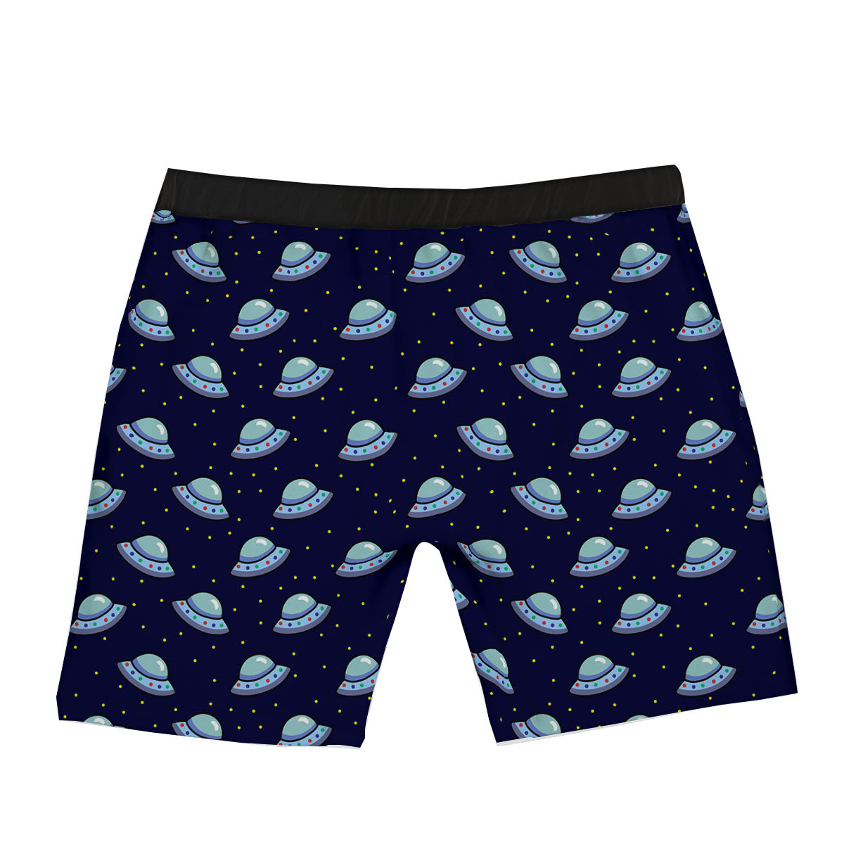 UFO Galaxy Print Pattern Boxer Briefs-grizzshop