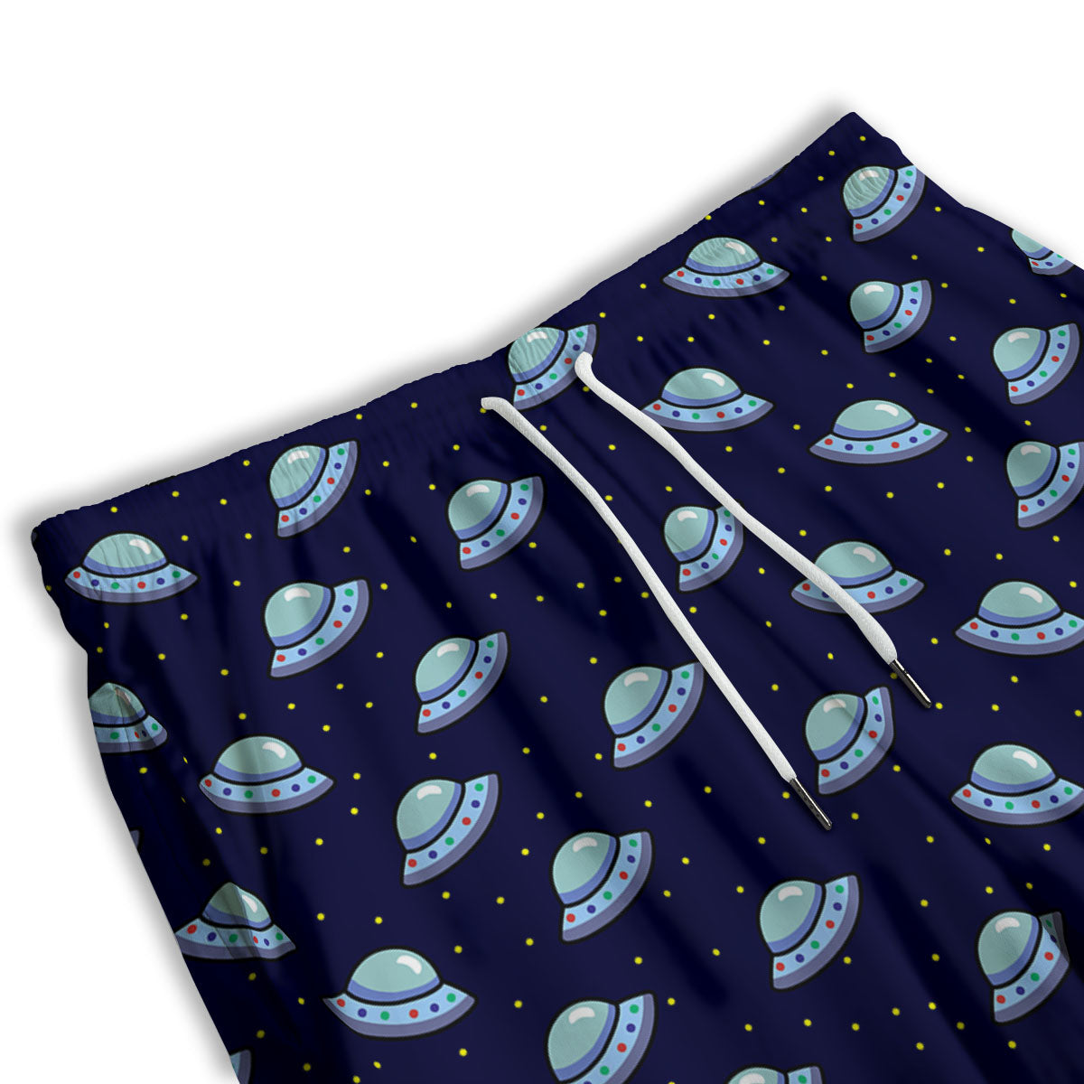 Unicorn Night Star Print Pattern Men's Athletic Shorts