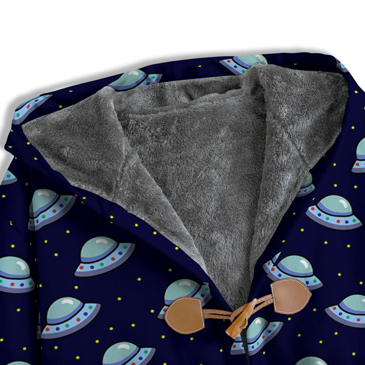 UFO Galaxy Print Pattern Men's Windbreaker Jacket-grizzshop