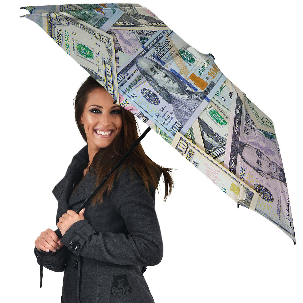 US Dollar Print Umbrella-grizzshop