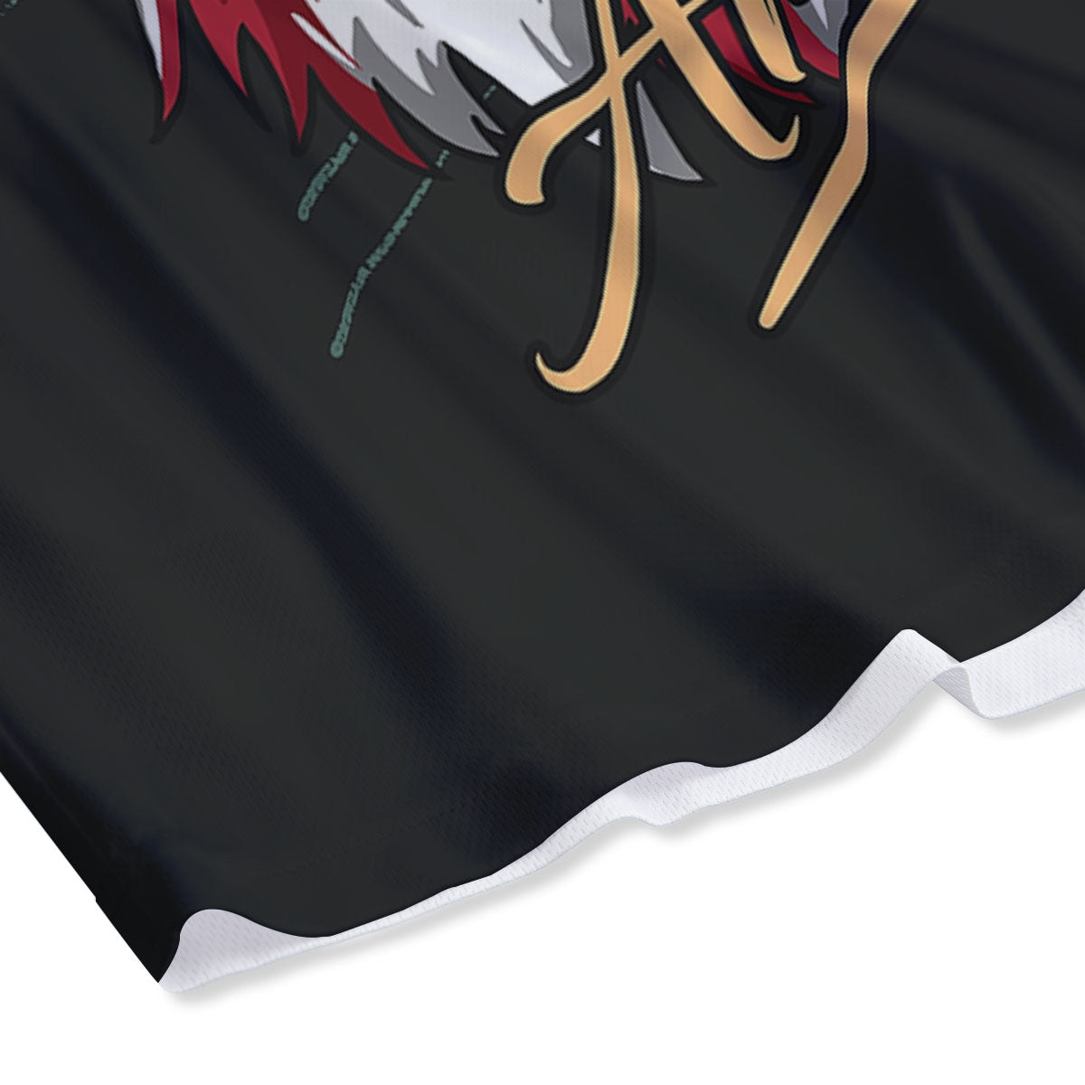 USA Eagle Patriotic Print Mesh Shorts