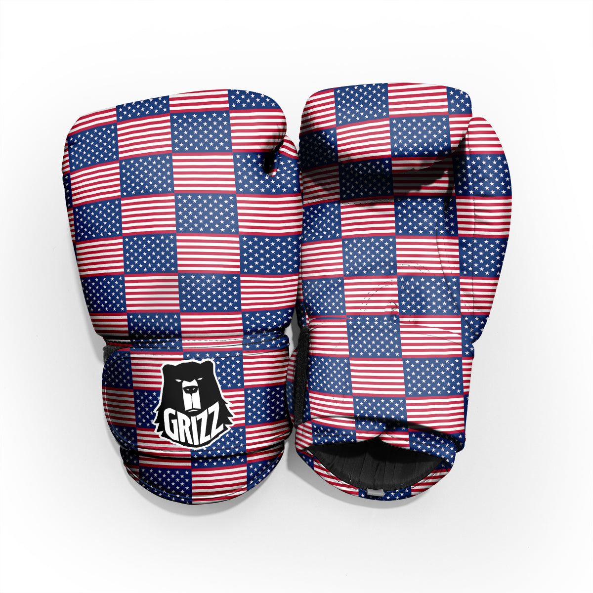 USA Flag 4th of July Print Pattern Pro Boxing Glove