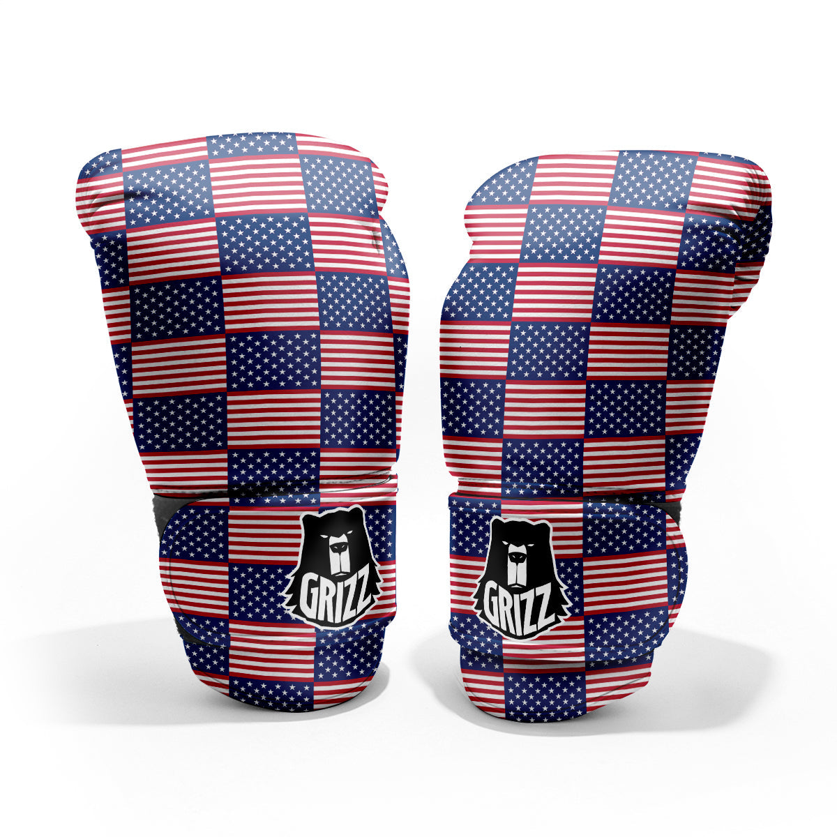 USA Flag 4th of July Print Pattern Pro Boxing Glove