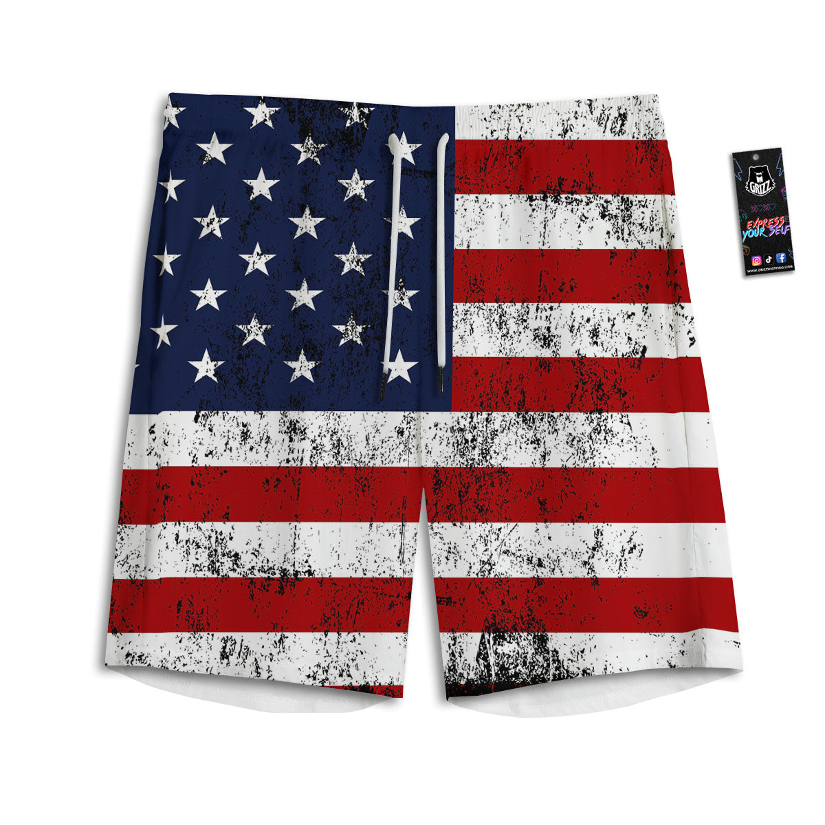 Vampire Lips Halloween Print Pattern Men's Athletic Shorts