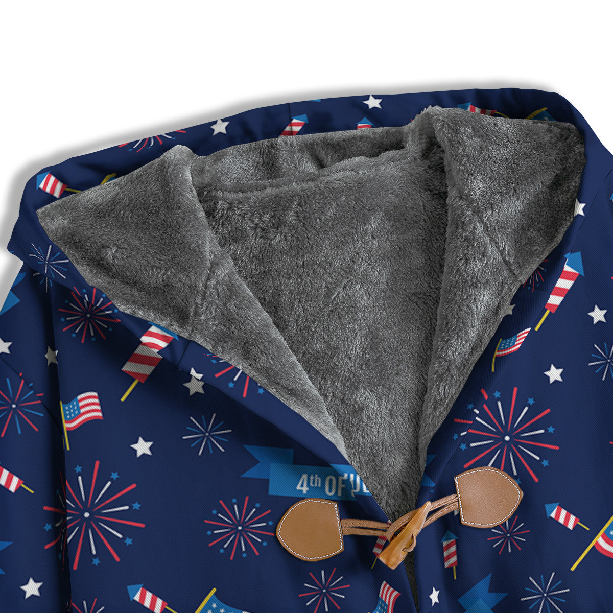 USA Star 4th of July Print Pattern Men's Windbreaker Jacket-grizzshop