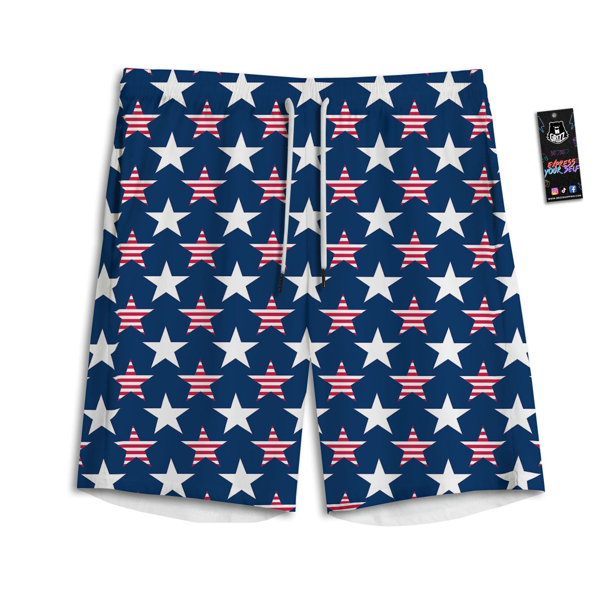 Vampire Silhouette Halloween Print Men's Athletic Shorts