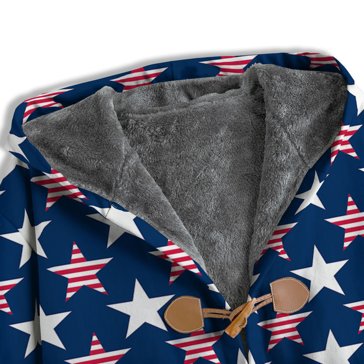 USA Star Fourth of July Print Pattern Men's Windbreaker Jacket-grizzshop