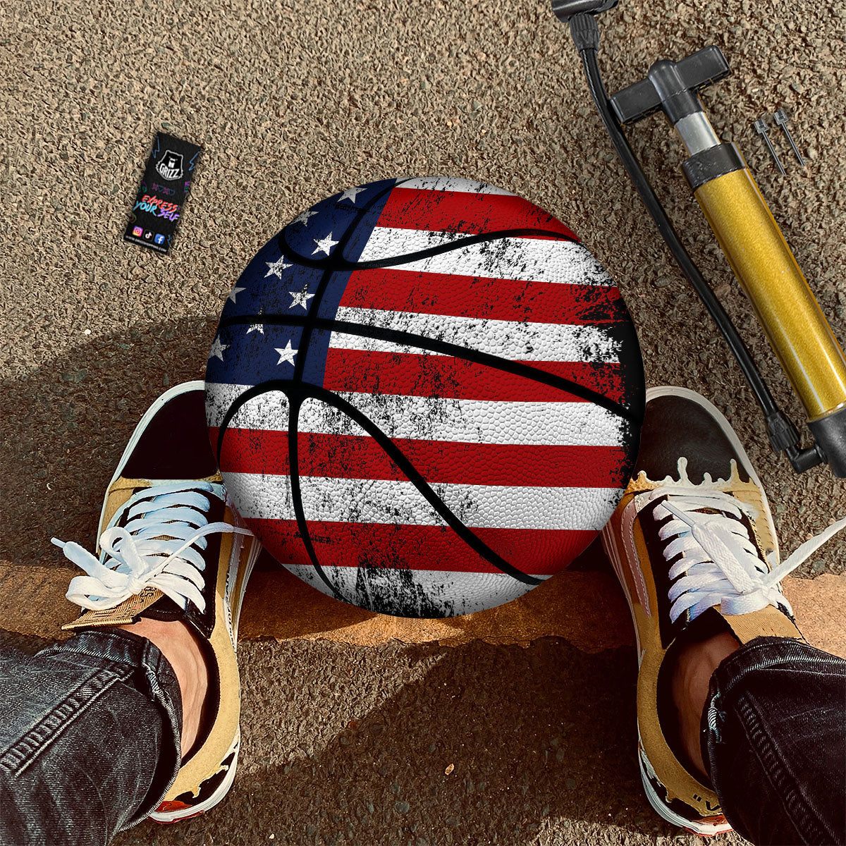 Vampire Lips Halloween Print Pattern Basketball