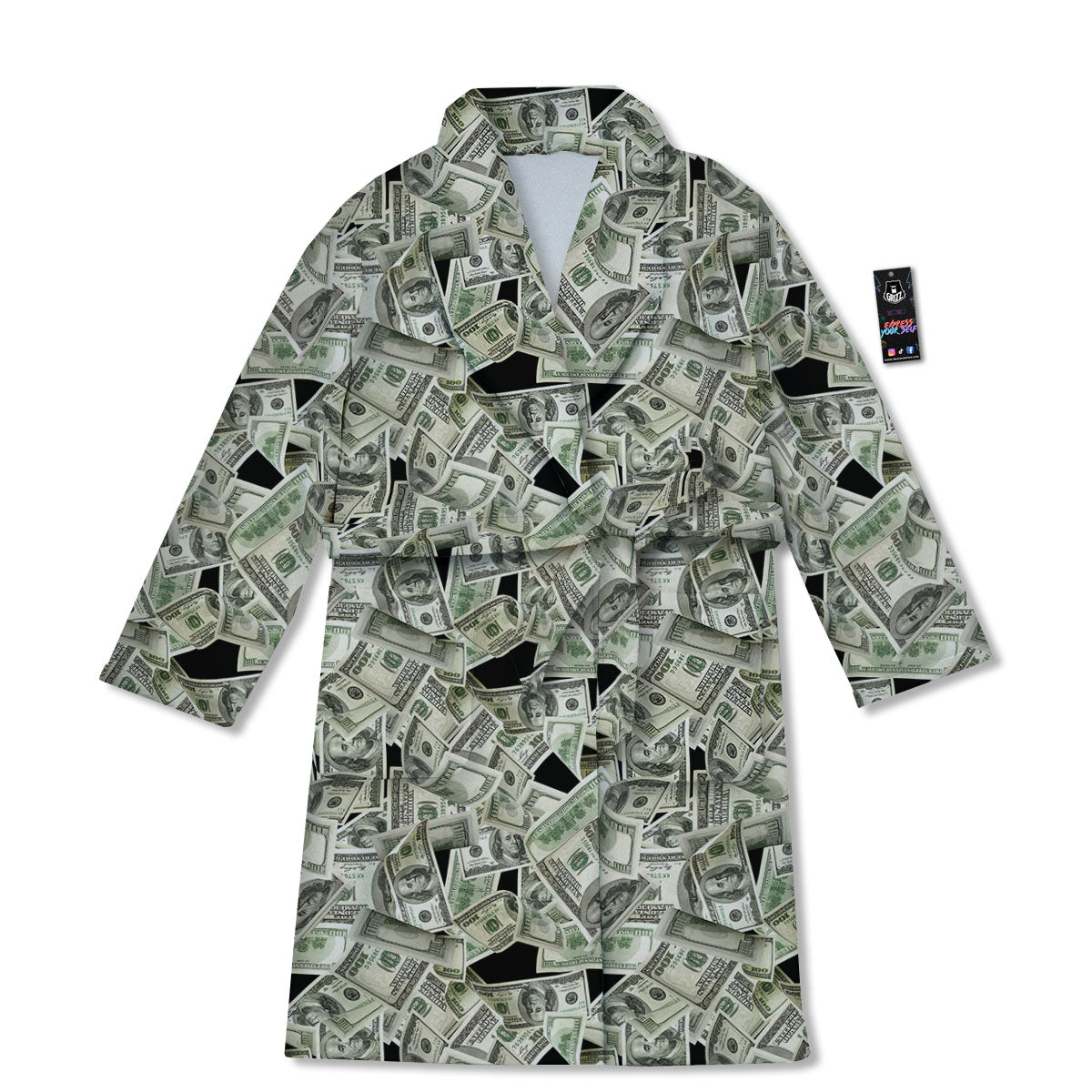 USD Flying Print Bathrobe-grizzshop