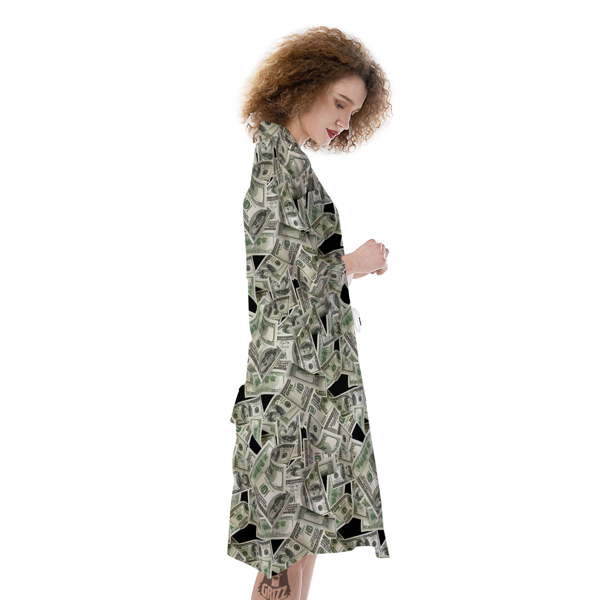 USD Flying Print Kimono-grizzshop