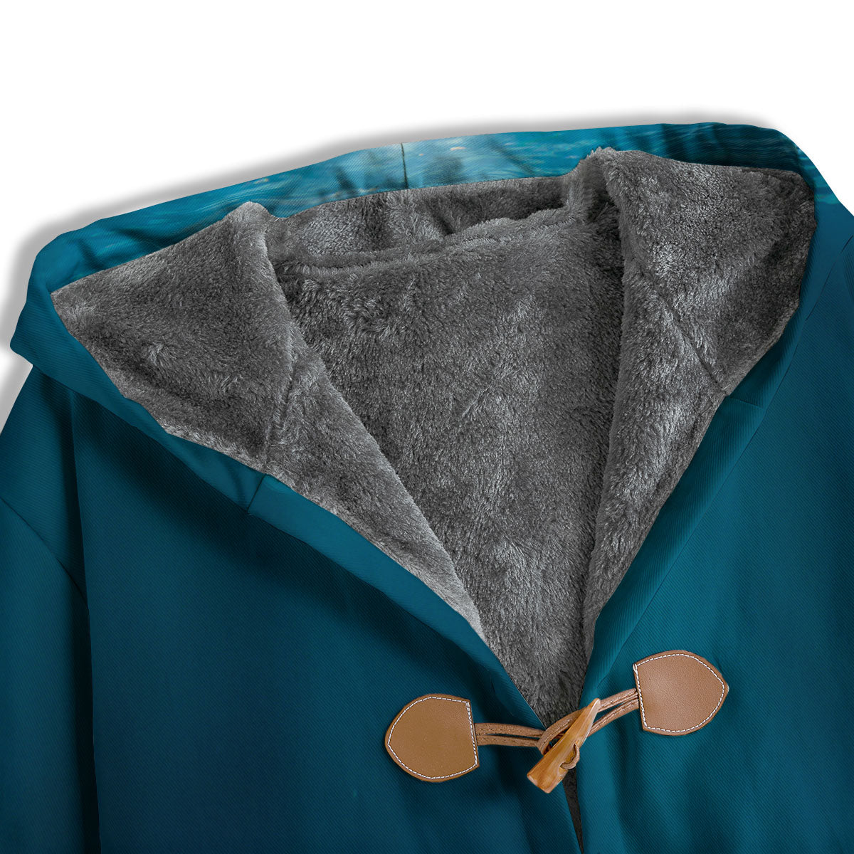 Underwater Ocean Print Men's Windbreaker Jacket-grizzshop