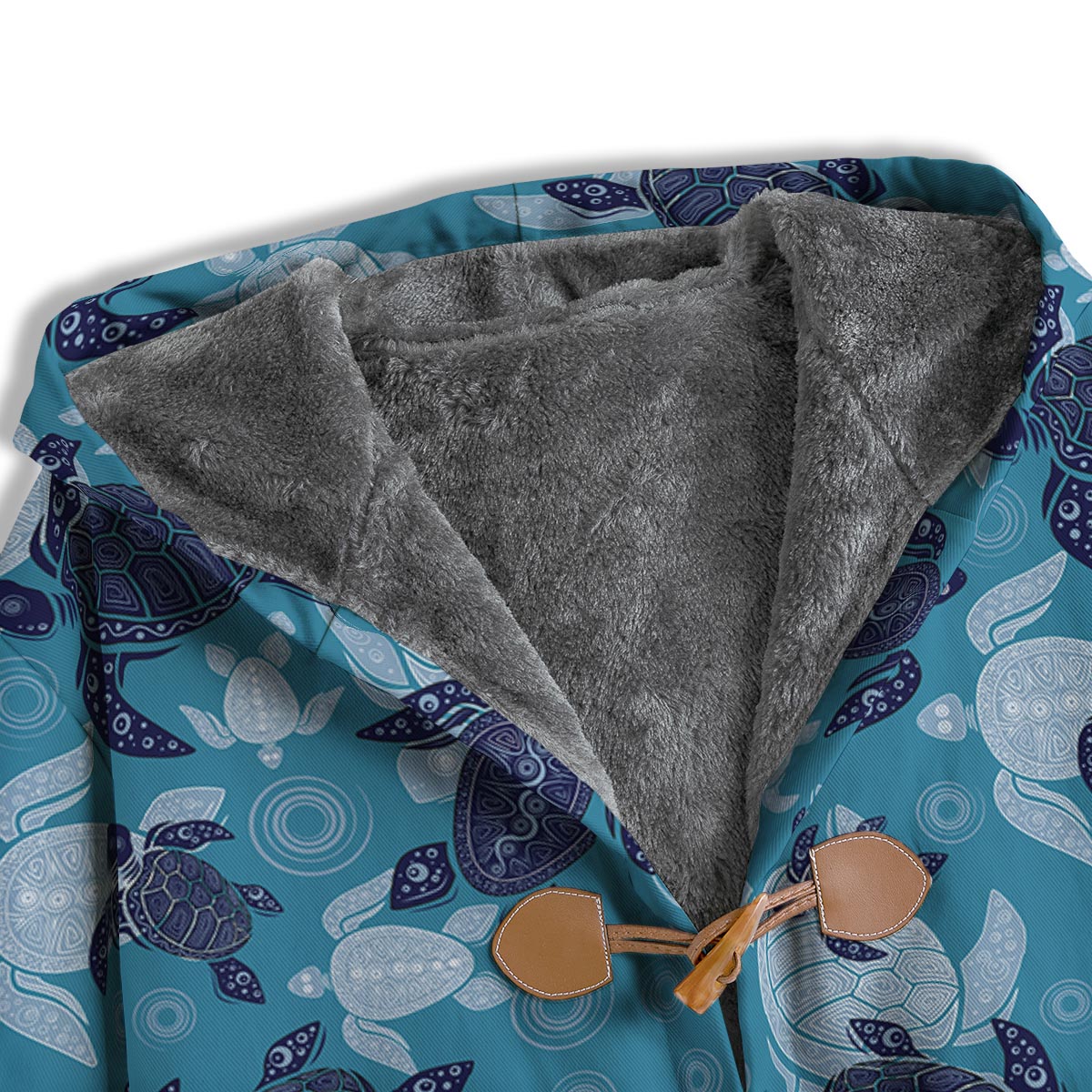 Underwater Sea Turtle Family Print Pattern Men's Windbreaker Jacket-grizzshop