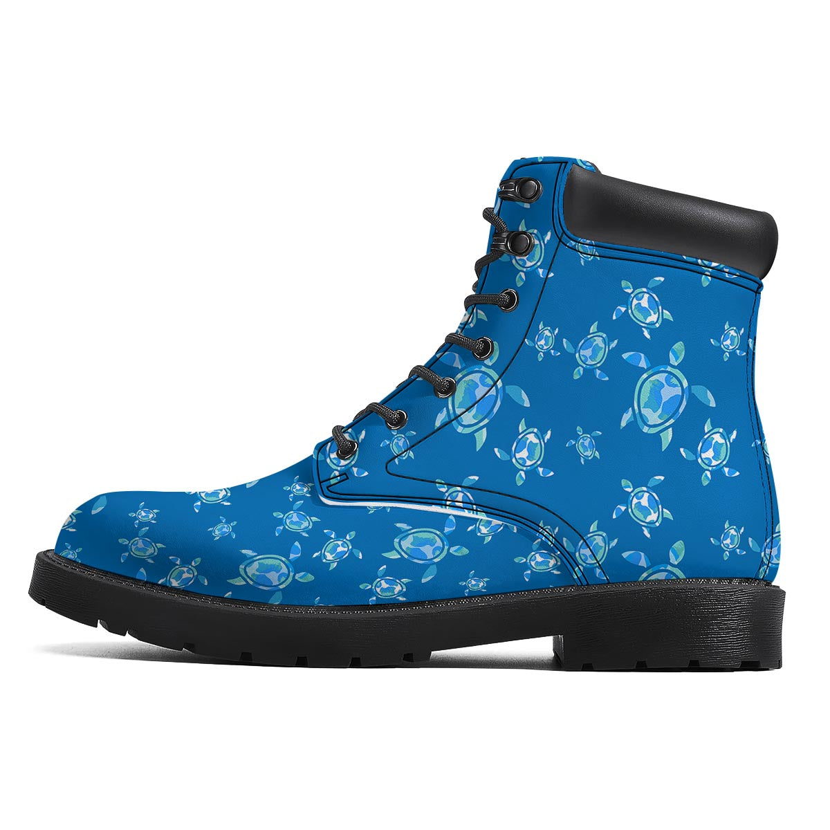 Underwater Sea Turtle Print Pattern Boots-grizzshop