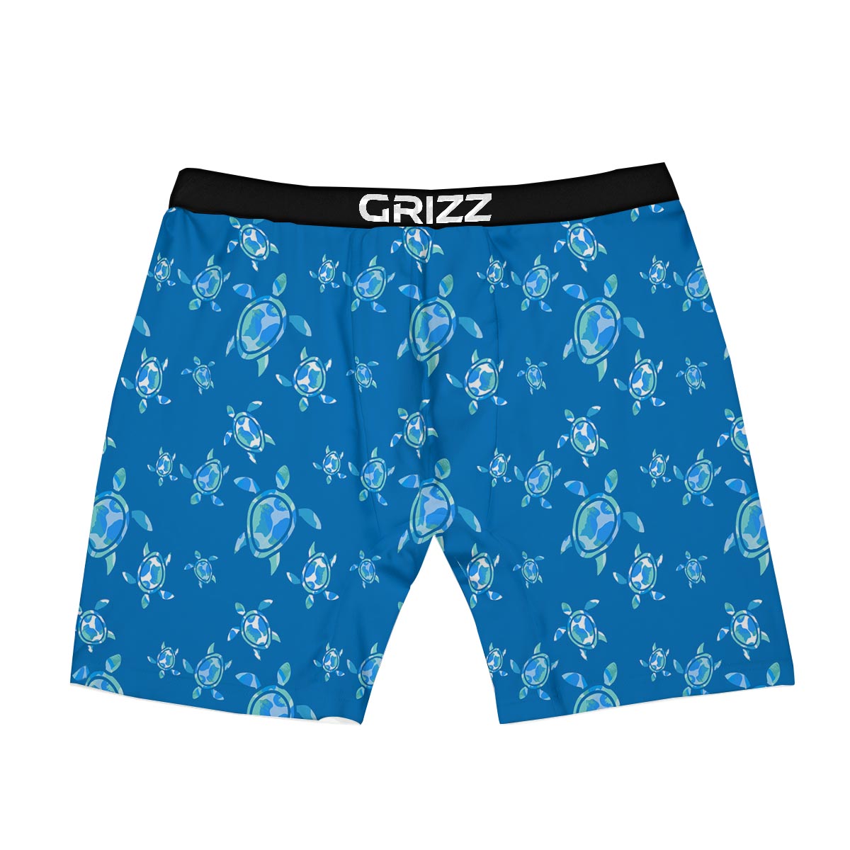 Underwater Sea Turtle Print Pattern Boxer Briefs-grizzshop