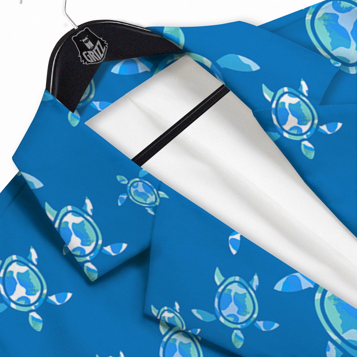 Underwater Sea Turtle Print Pattern Men's Sport Coat-grizzshop