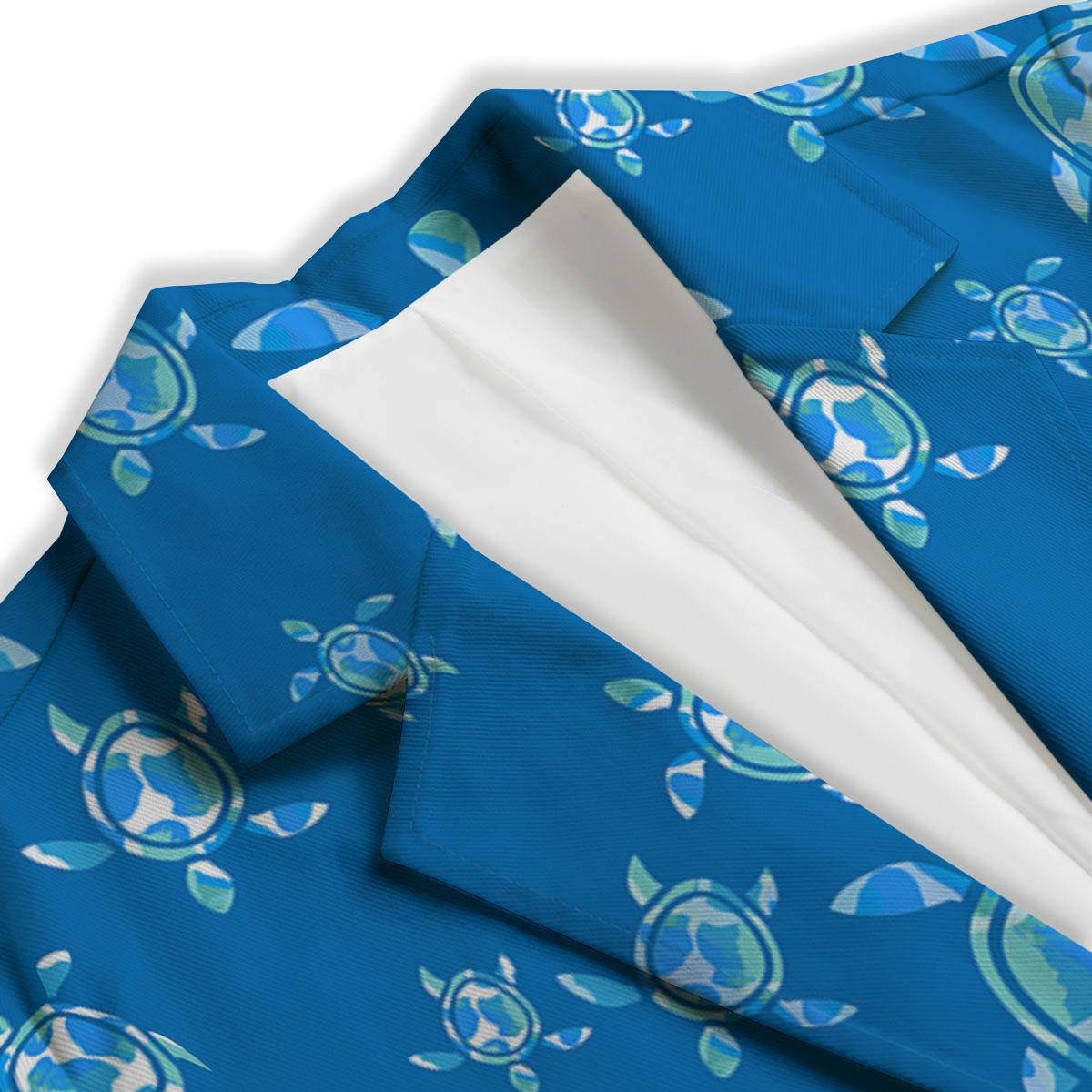 Underwater Sea Turtle Print Pattern Women's Blazer-grizzshop