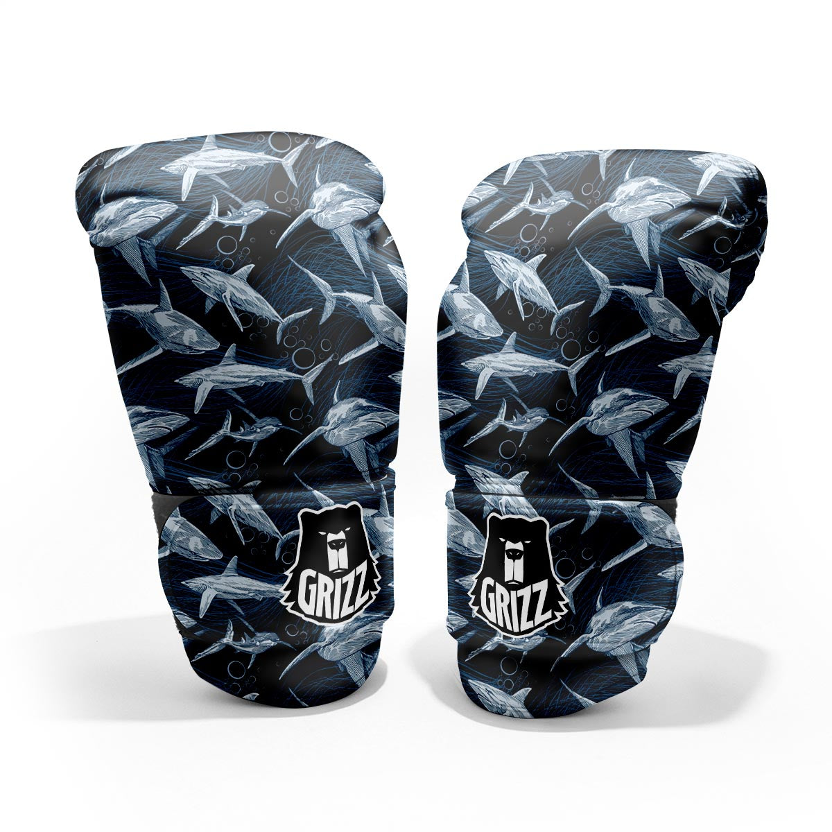 Underwear Shark Print Pattern Pro Boxing Glove