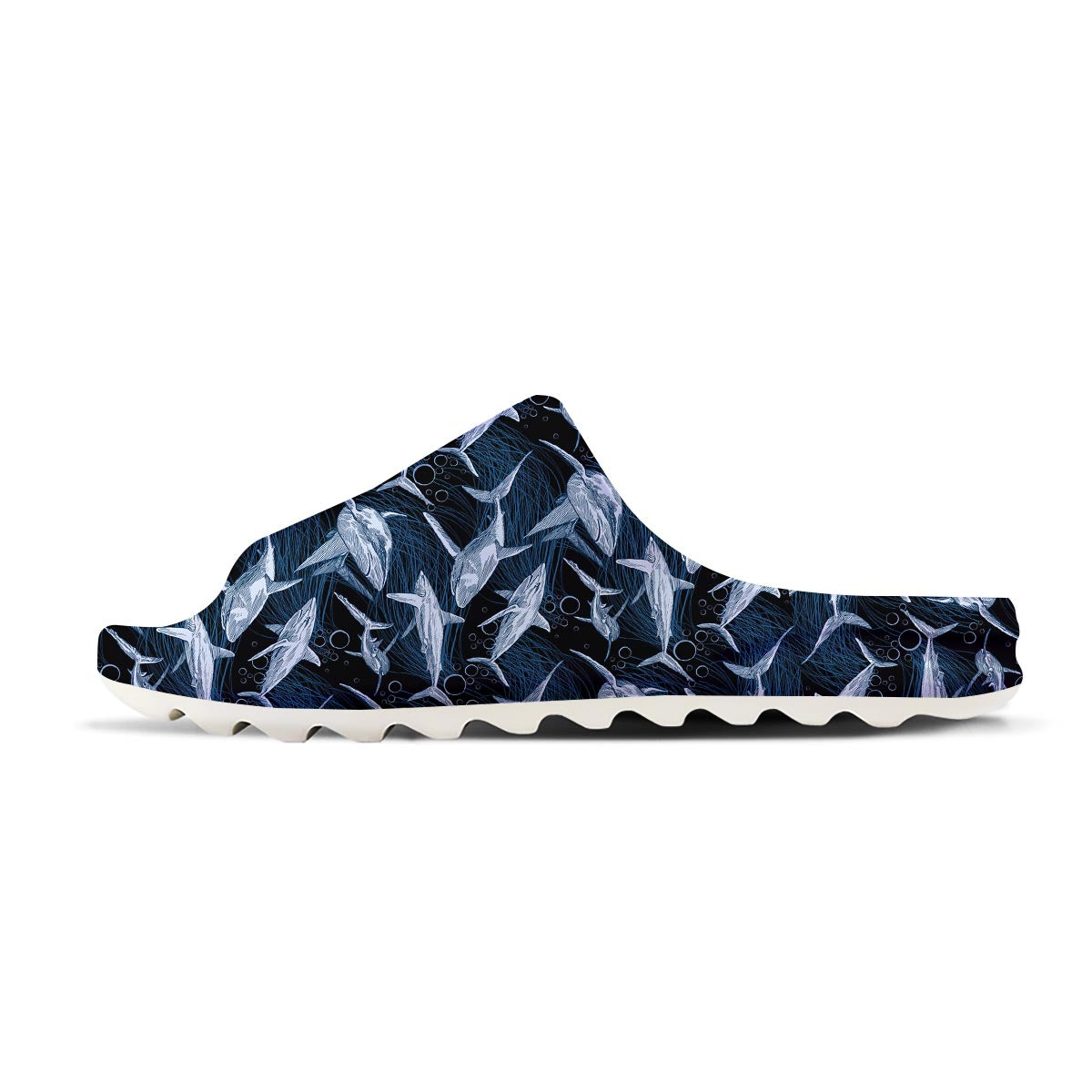 Underwear Shark Print Pattern Sandals-grizzshop