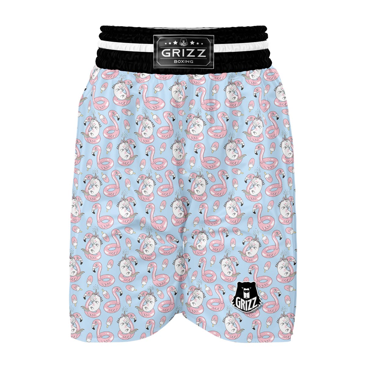 Unicon With Flamingo Boxing Shorts-grizzshop