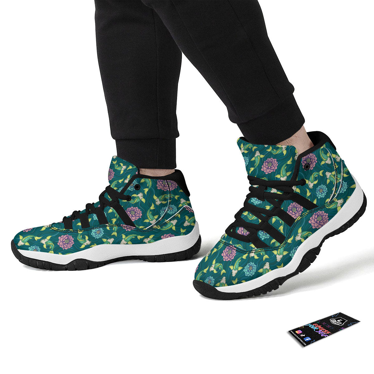 Unicorn Doodle Print Pattern Black Bball Shoes-grizzshop