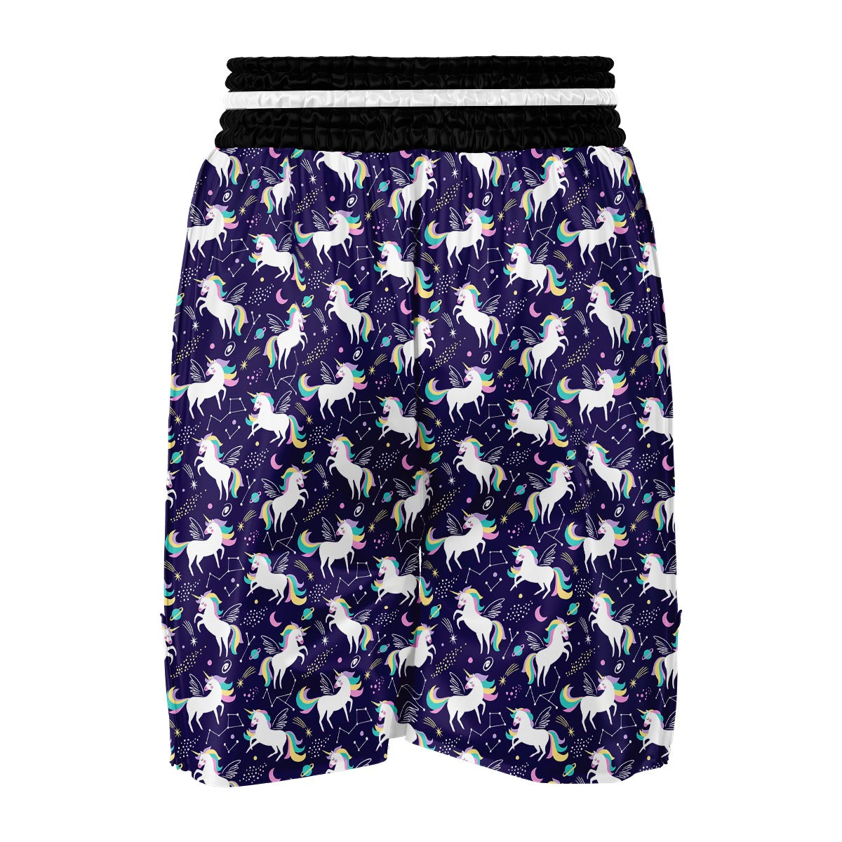 Unicorn Pattern Printt Boxing Shorts-grizzshop