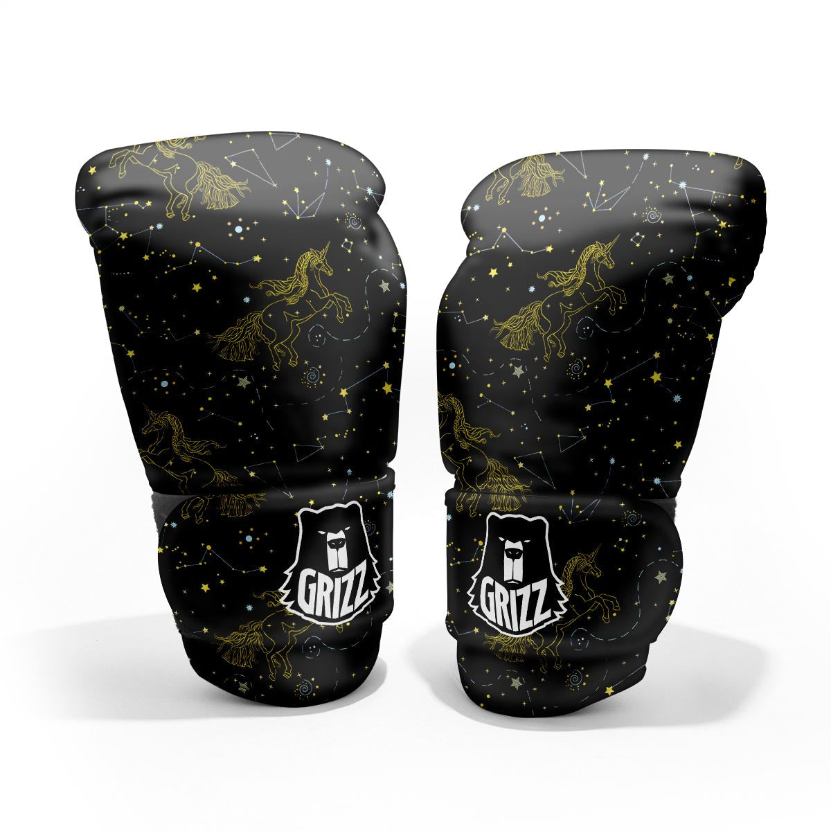 Unicorn Star Space Print Pattern Pro Boxing Glove
