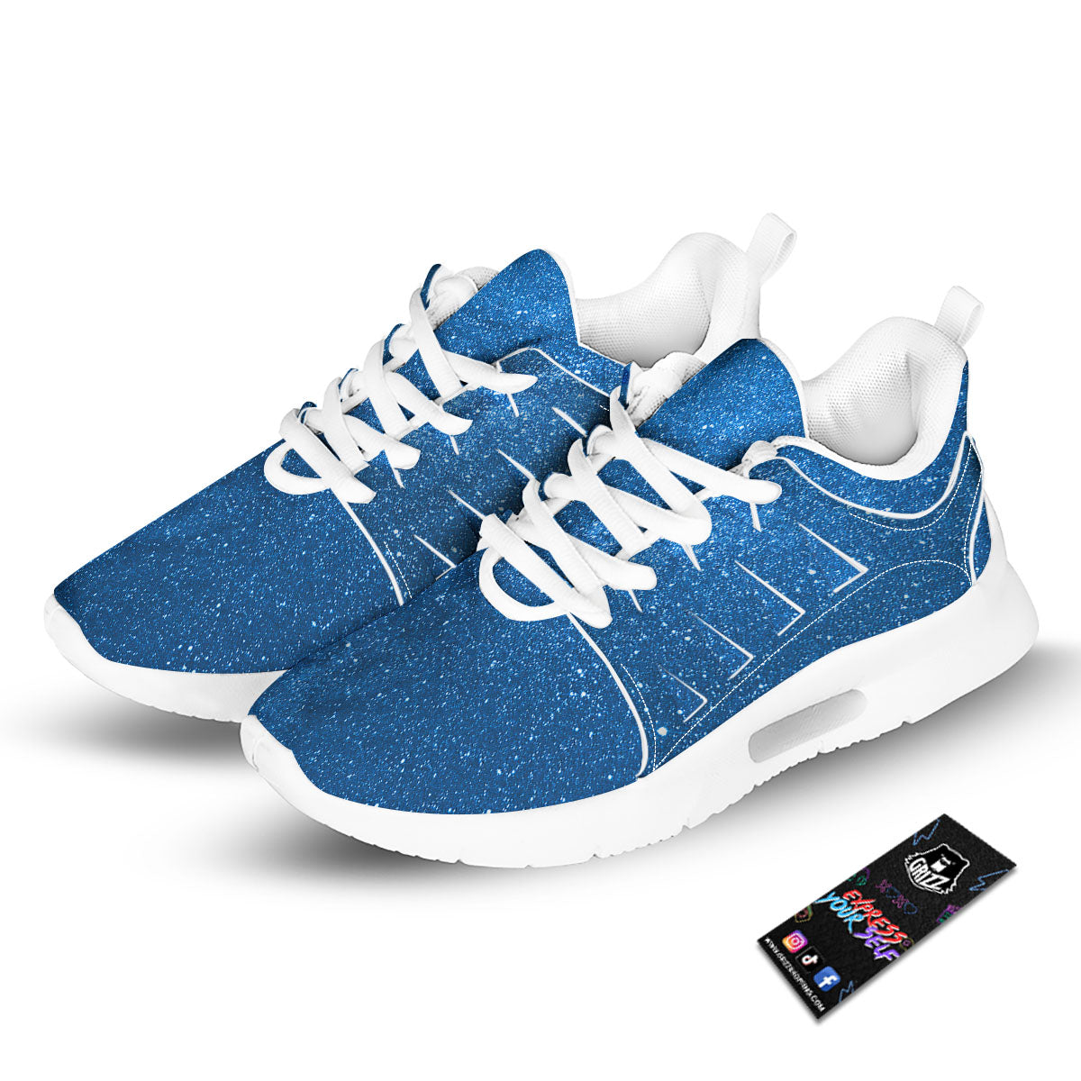 Universe Galaxy Milky Way Print Tennis Shoes-grizzshop