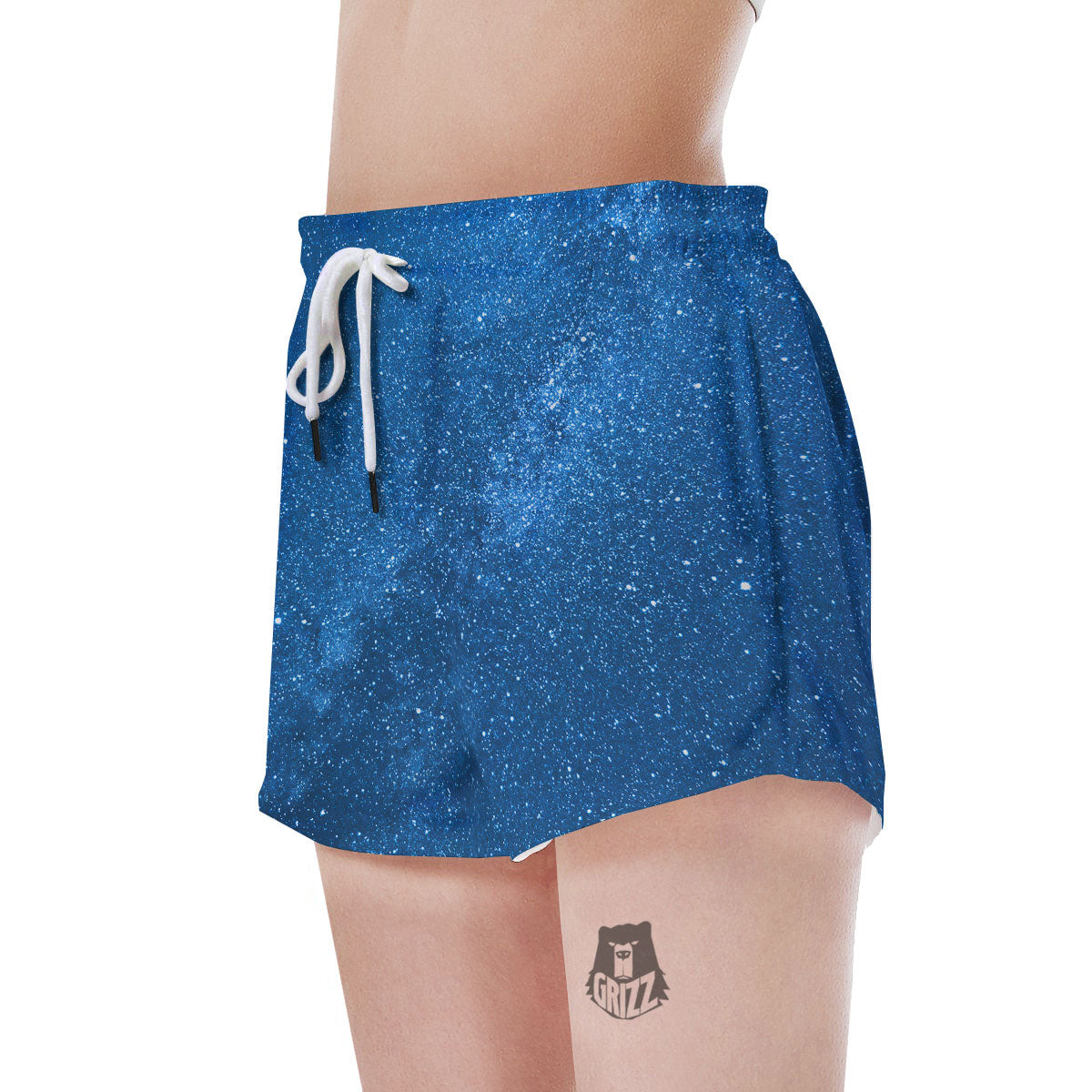 Universe Galaxy Milky Way Print Women's Shorts-grizzshop