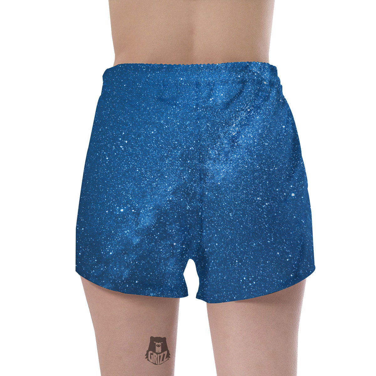 Universe Galaxy Milky Way Print Women's Shorts-grizzshop