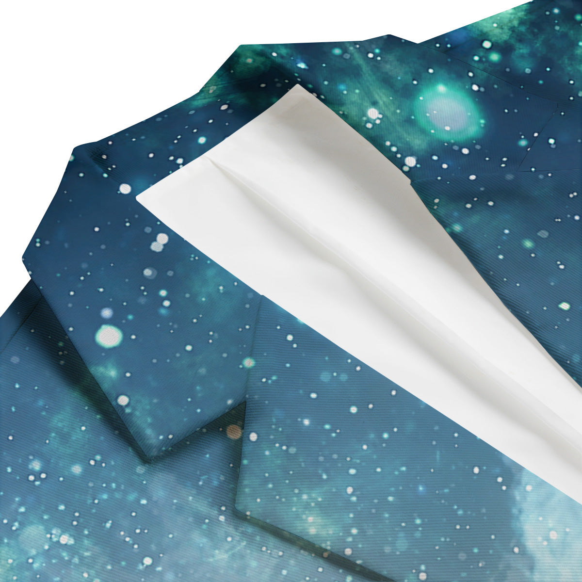 Universe Galaxy Space Blue Sky Print Men's Blazer-grizzshop