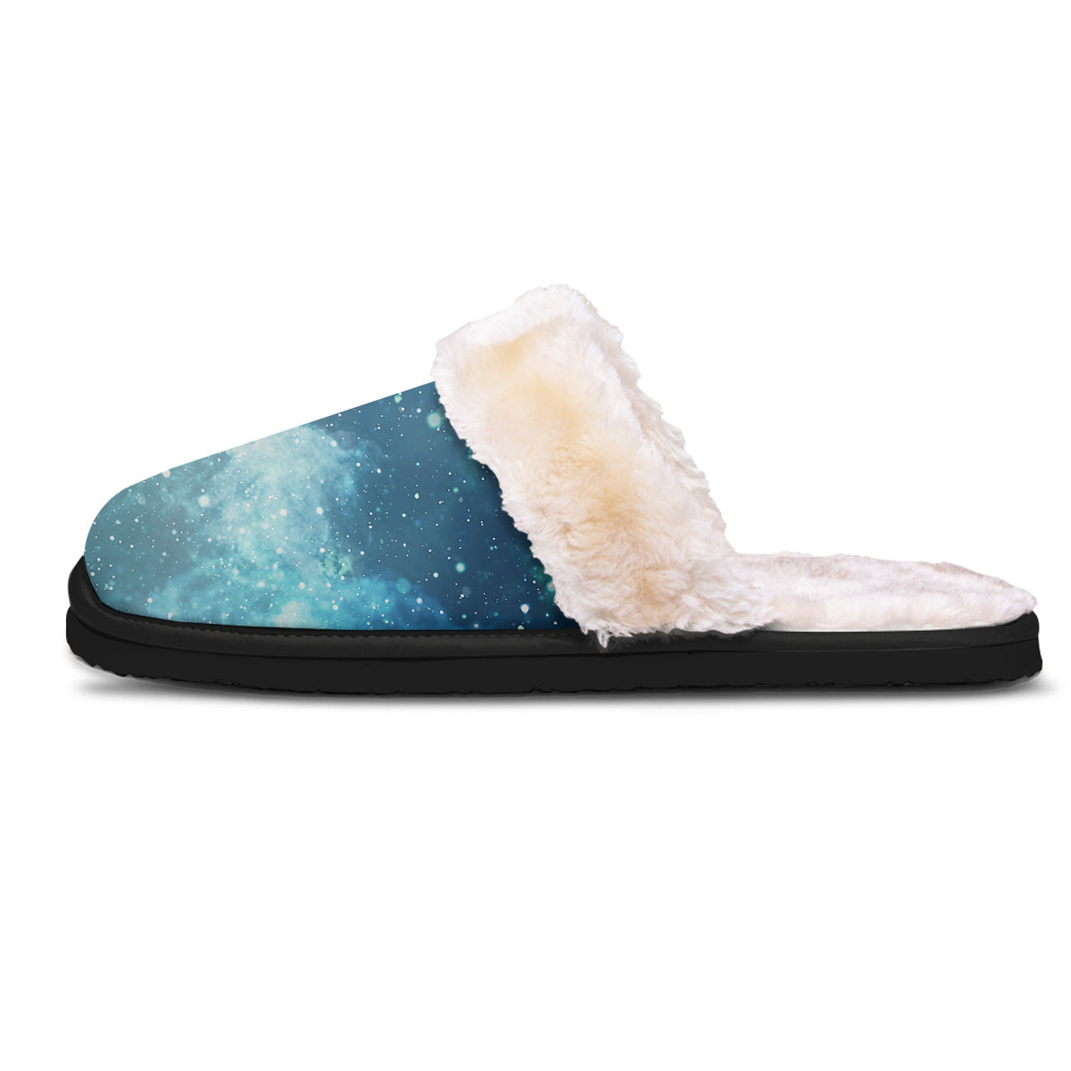Universe Galaxy Space Blue Sky Print Slippers-grizzshop
