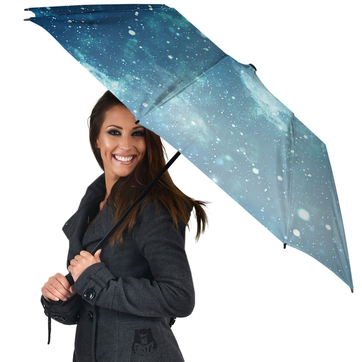 Universe Galaxy Space Blue Sky Print Umbrella-grizzshop
