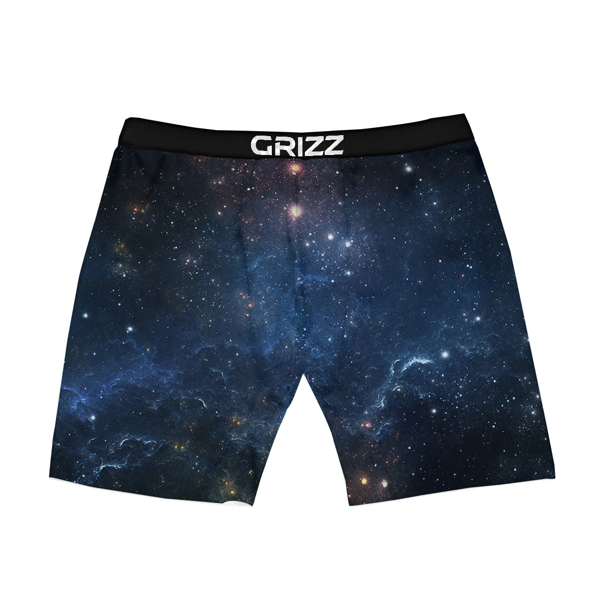 Universe Galaxy Space Dark Nebula Print Boxer Briefs-grizzshop