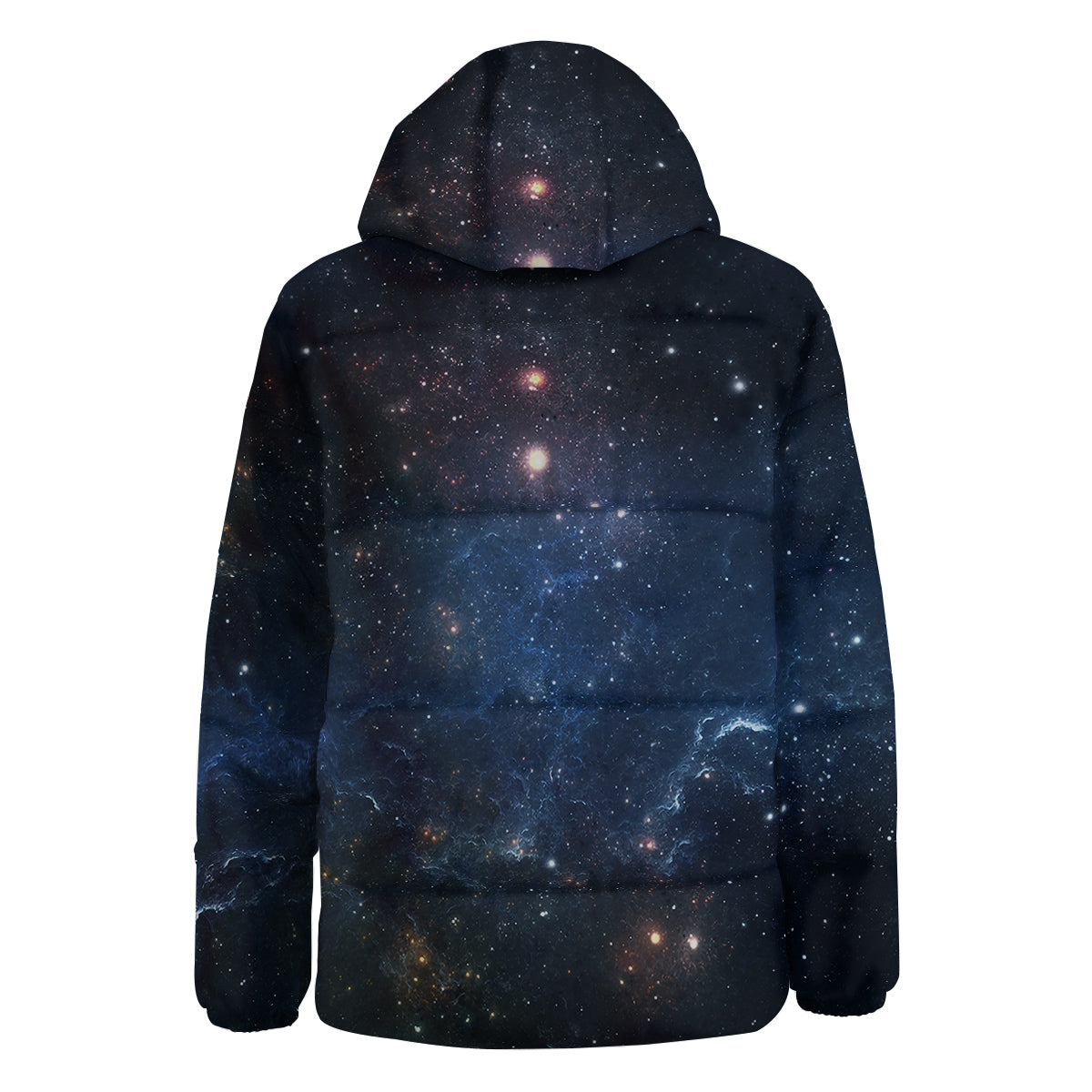 Universe Galaxy Space Dark Nebula Print Down Jacket-grizzshop