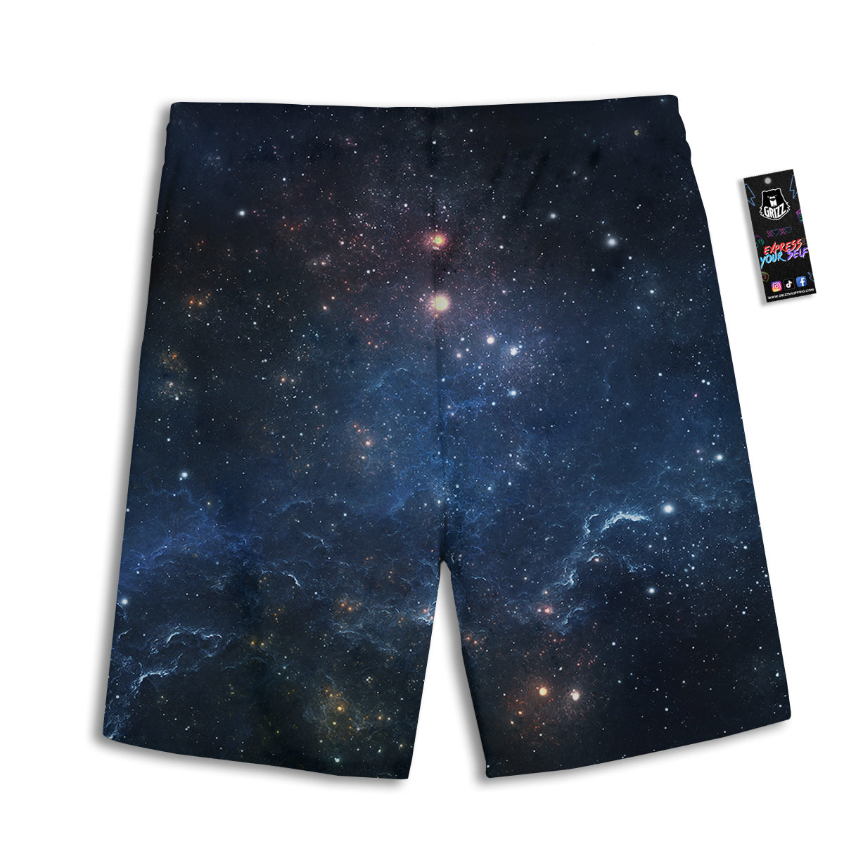 Vampire Girl Halloween Print Men's Athletic Shorts