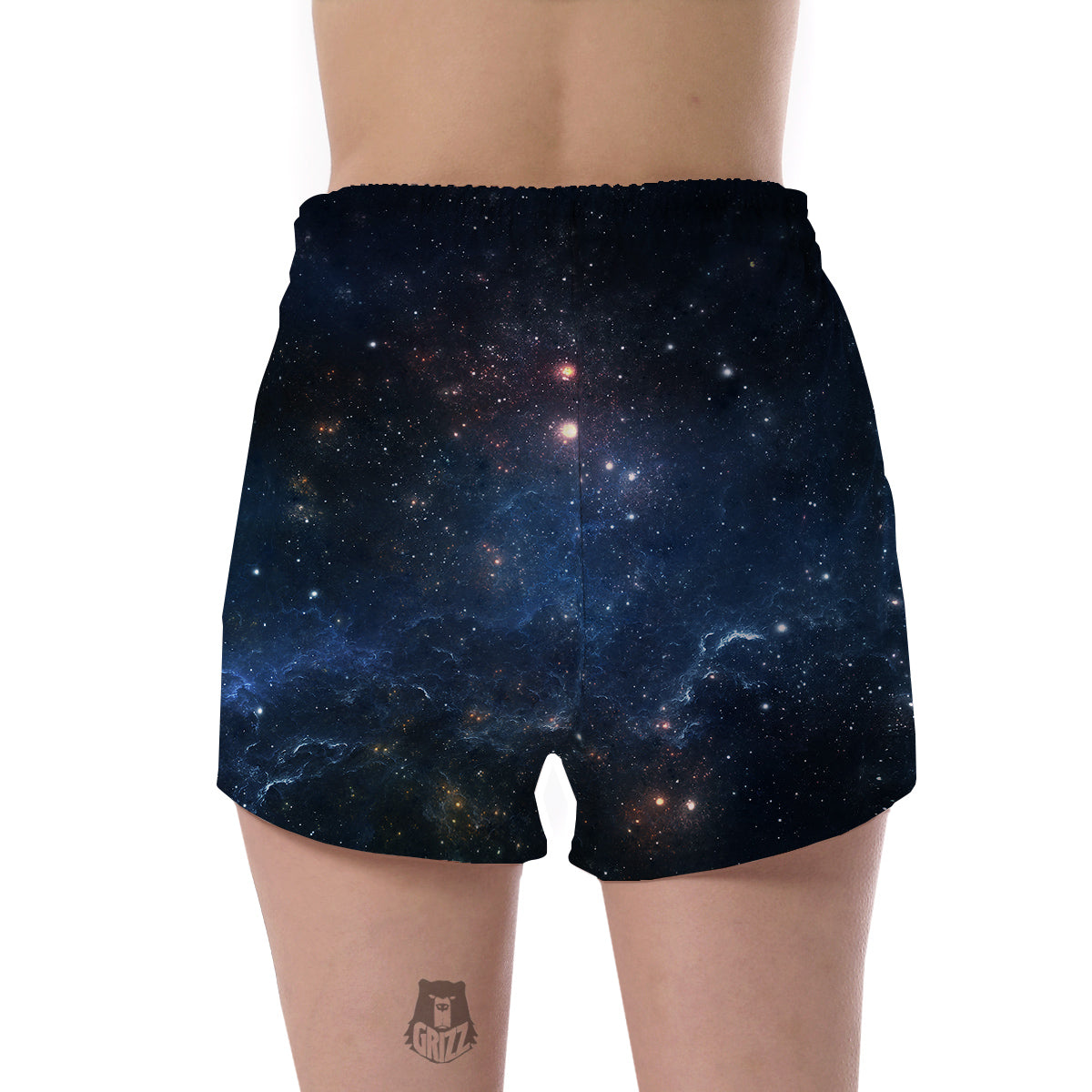 Universe Galaxy Space Dark Nebula Print Women's Shorts-grizzshop