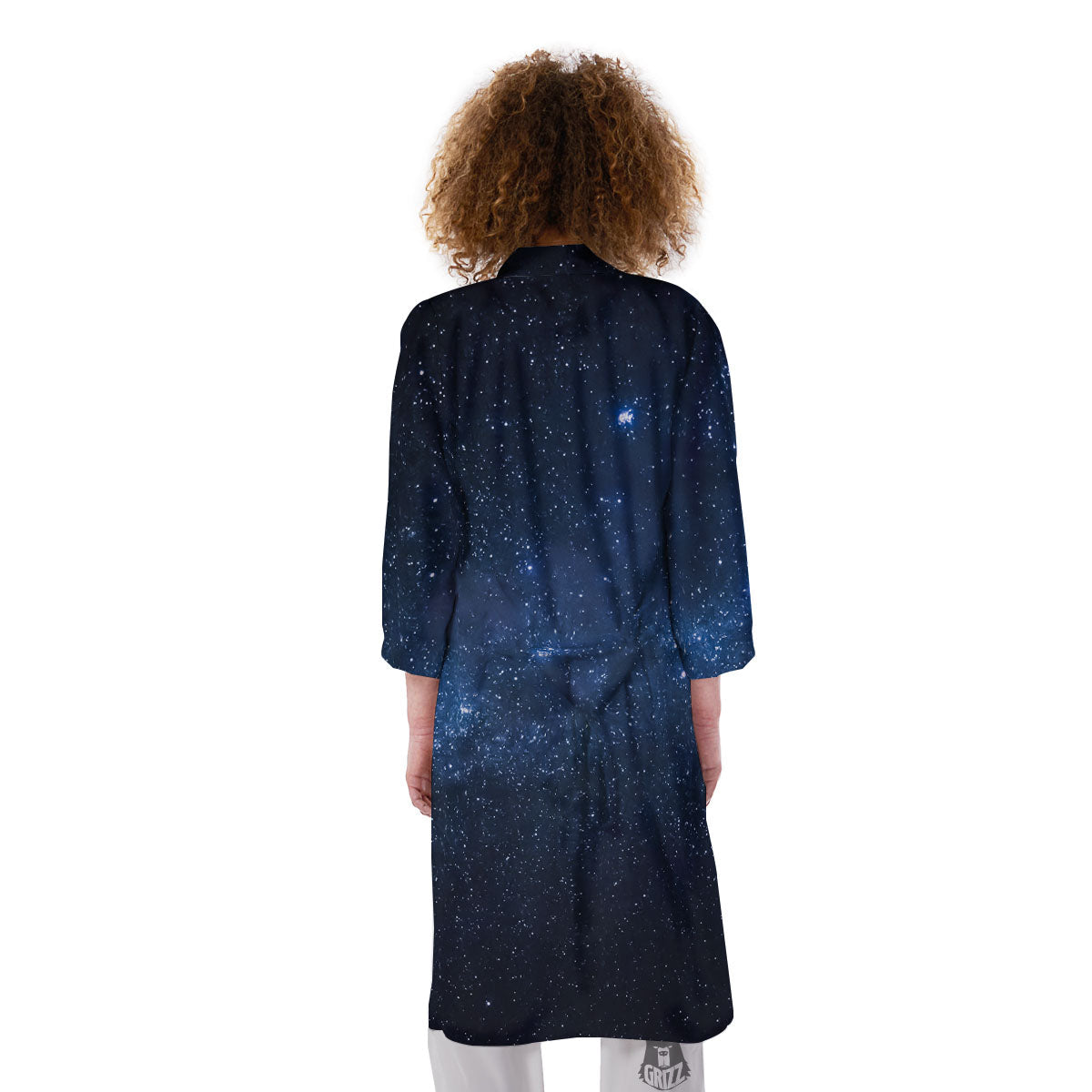 Universe Milky Way Print Kimono-grizzshop