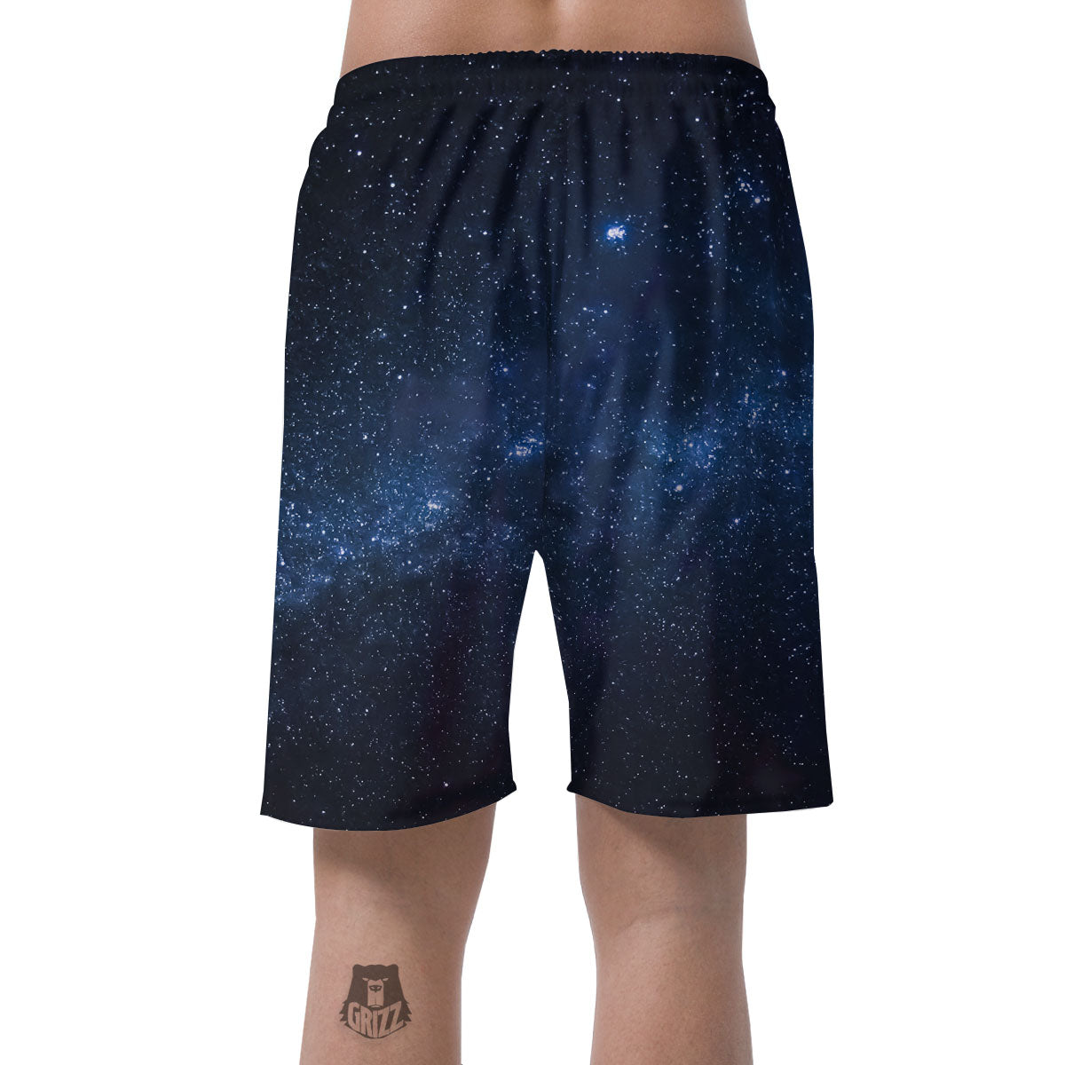 Universe Milky Way Print Men's Shorts-grizzshop