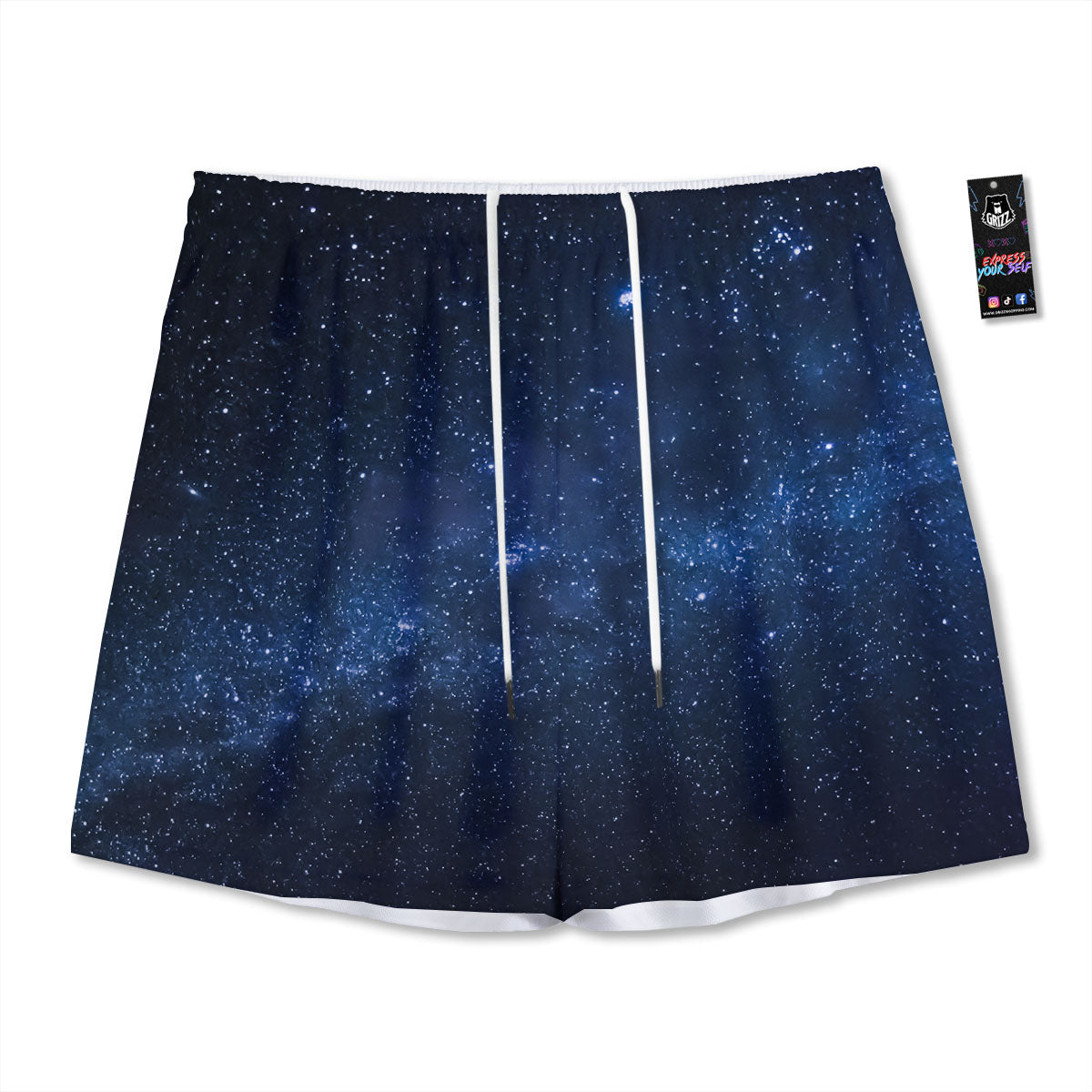 Universe Galaxy Milky Way Print Muay Thai Boxing Shorts main image 1