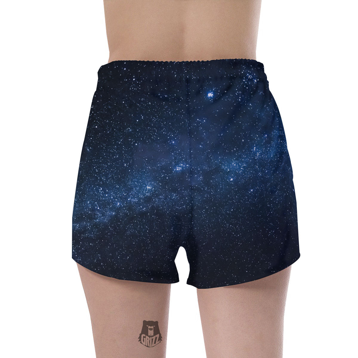 Universe Milky Way Print Women's Shorts-grizzshop