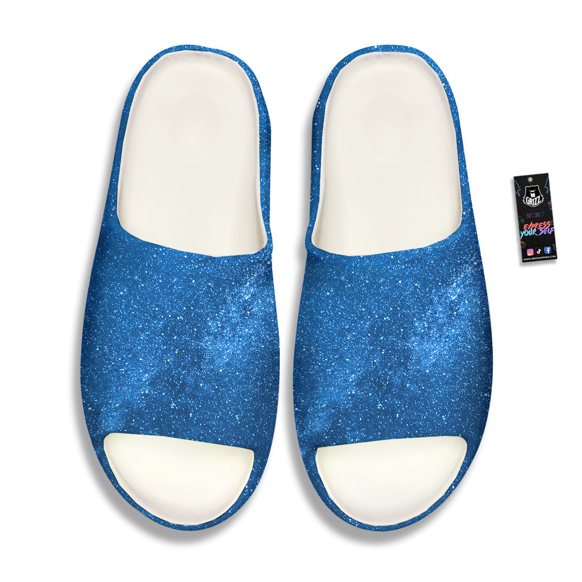 Universe Galaxy Milky Way Print Sandals-grizzshop